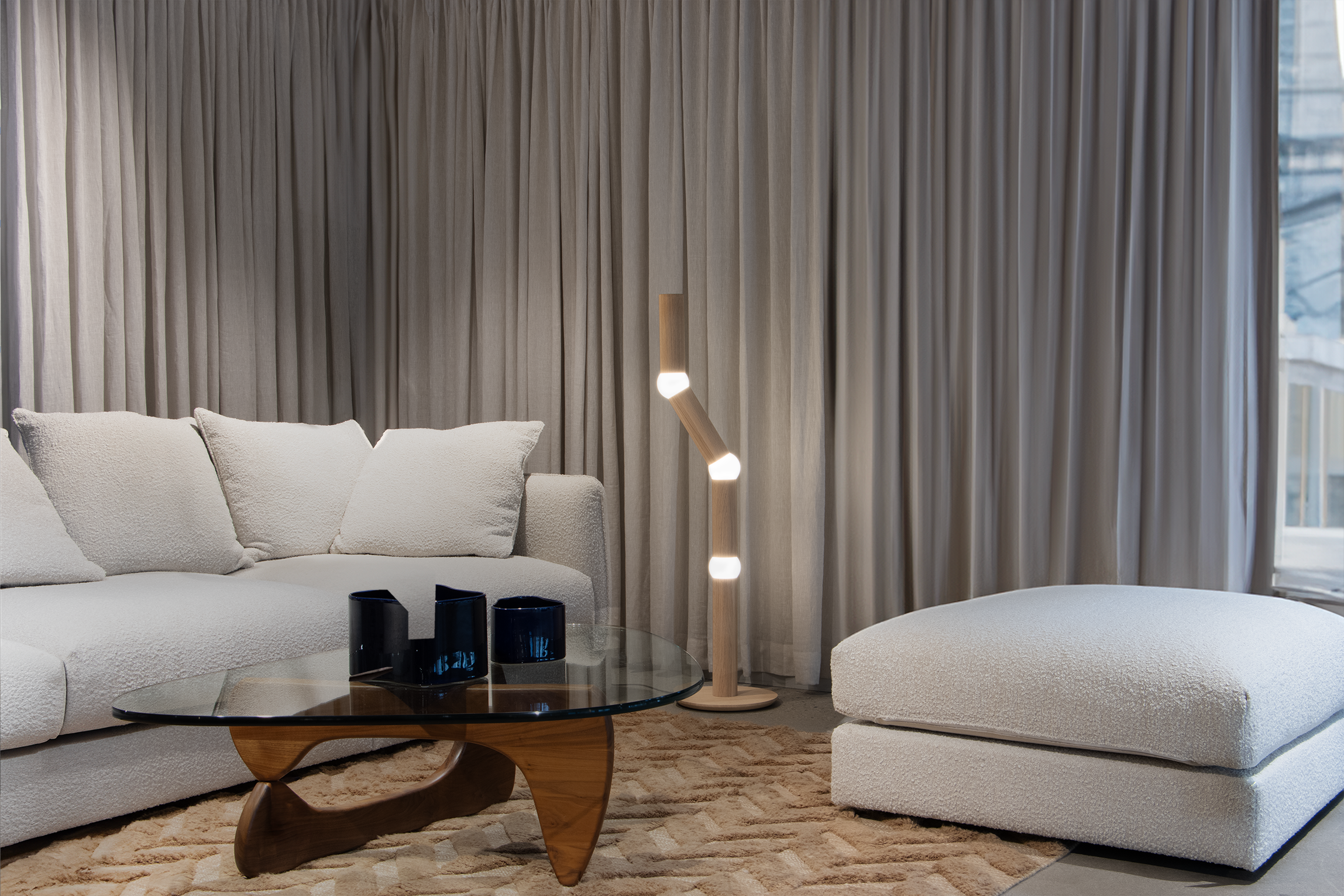 LIGHTBONE floor lamp oak