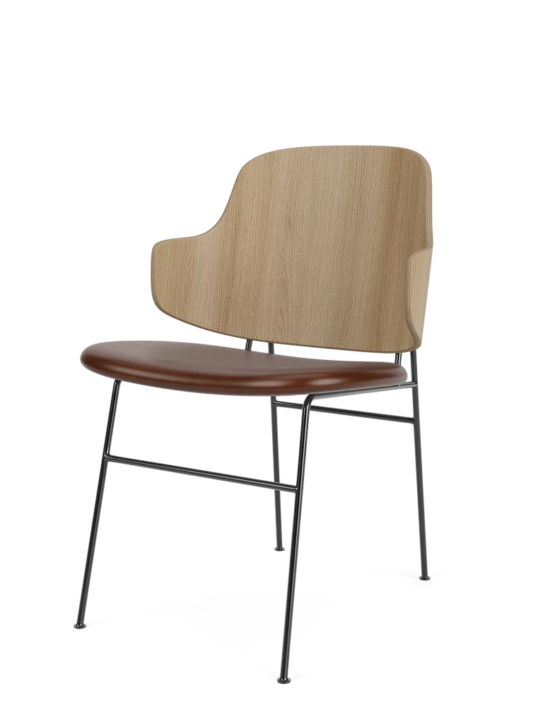 PENGUIN Chair Brown Leather