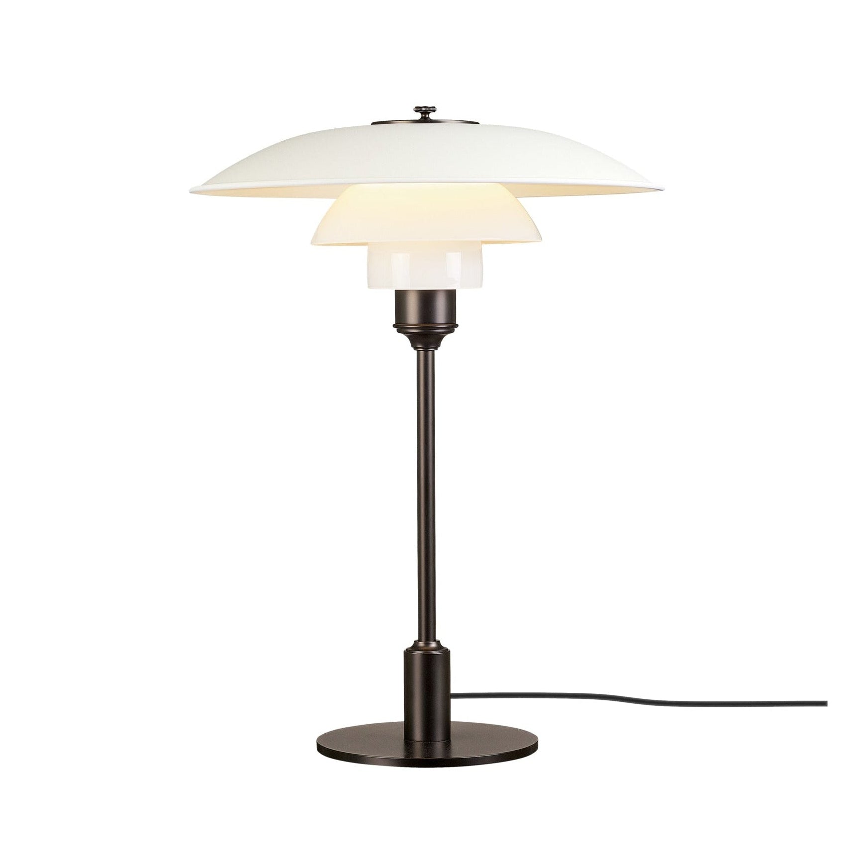 PH 3½-2½ white table lamp
