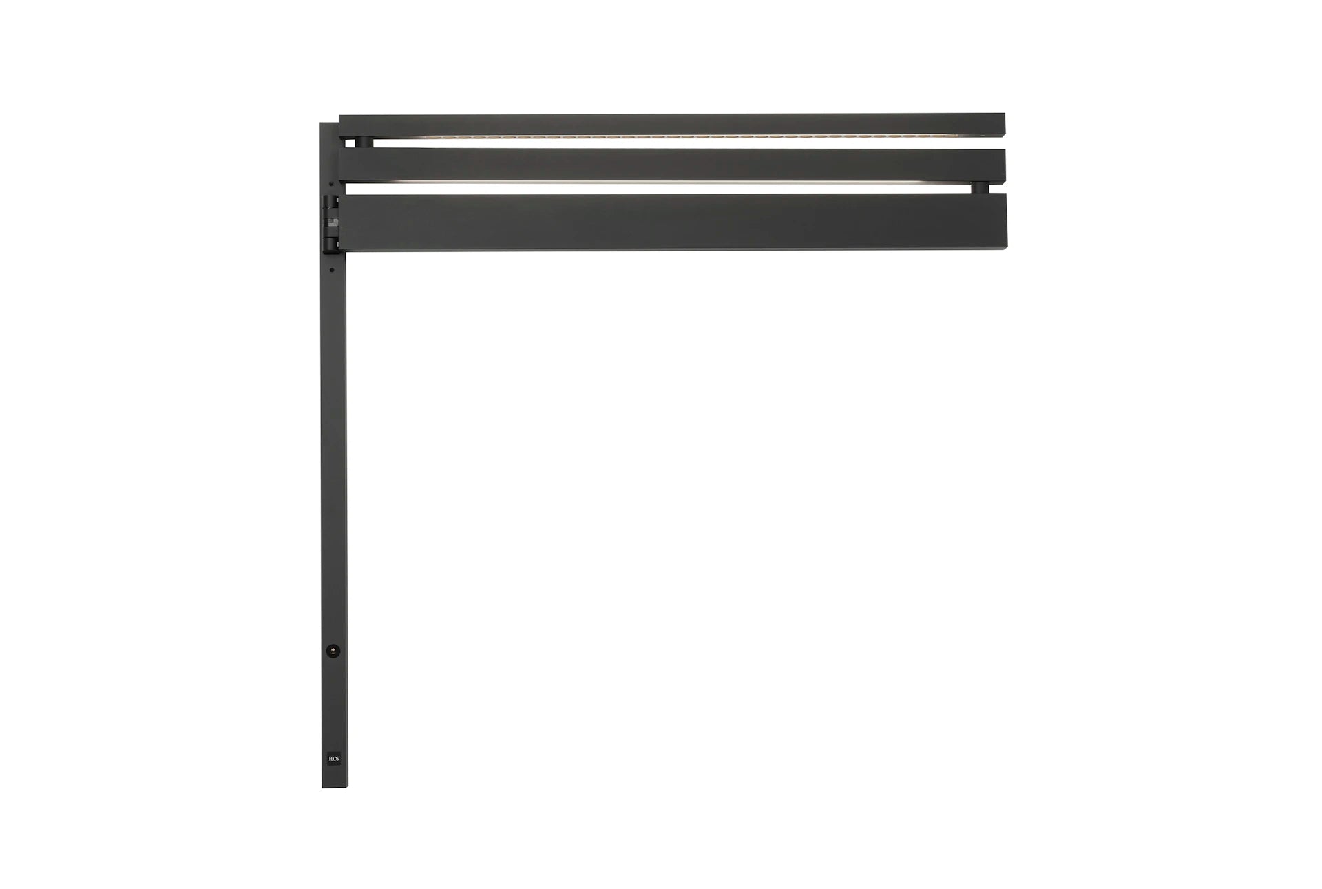 BLACK FLAG PRO Wall Lamp with Arm Black