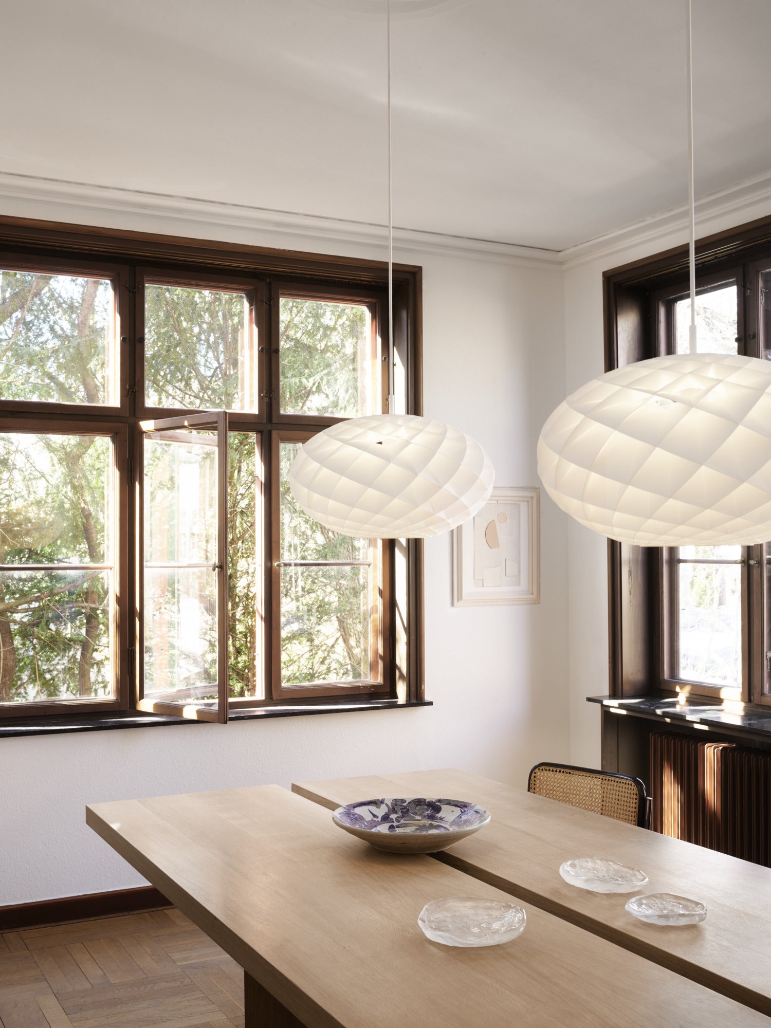 PATERA OVAL White Pendant Lamp