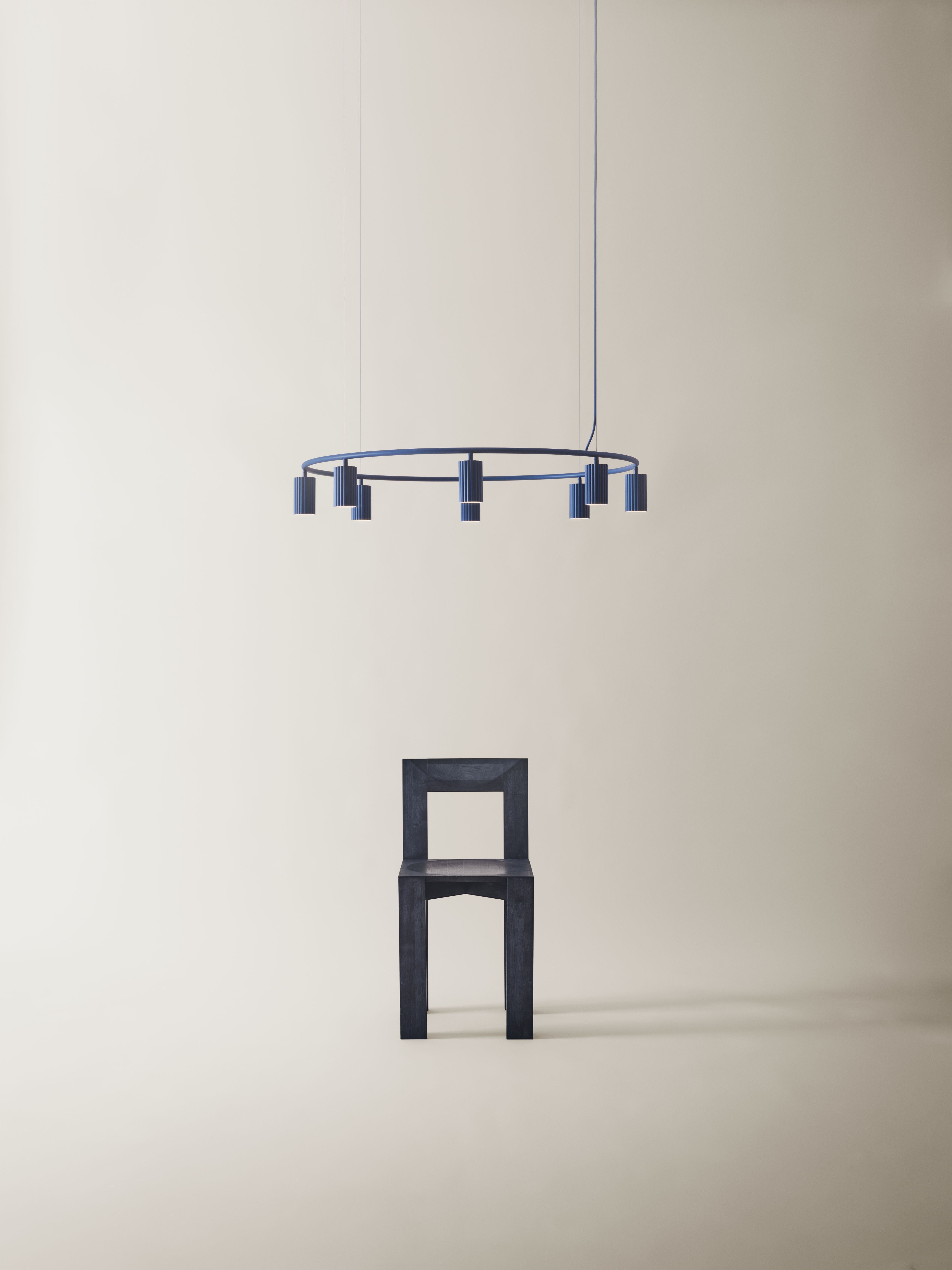 DONNA CIRCLE Blue Pendant Lamp