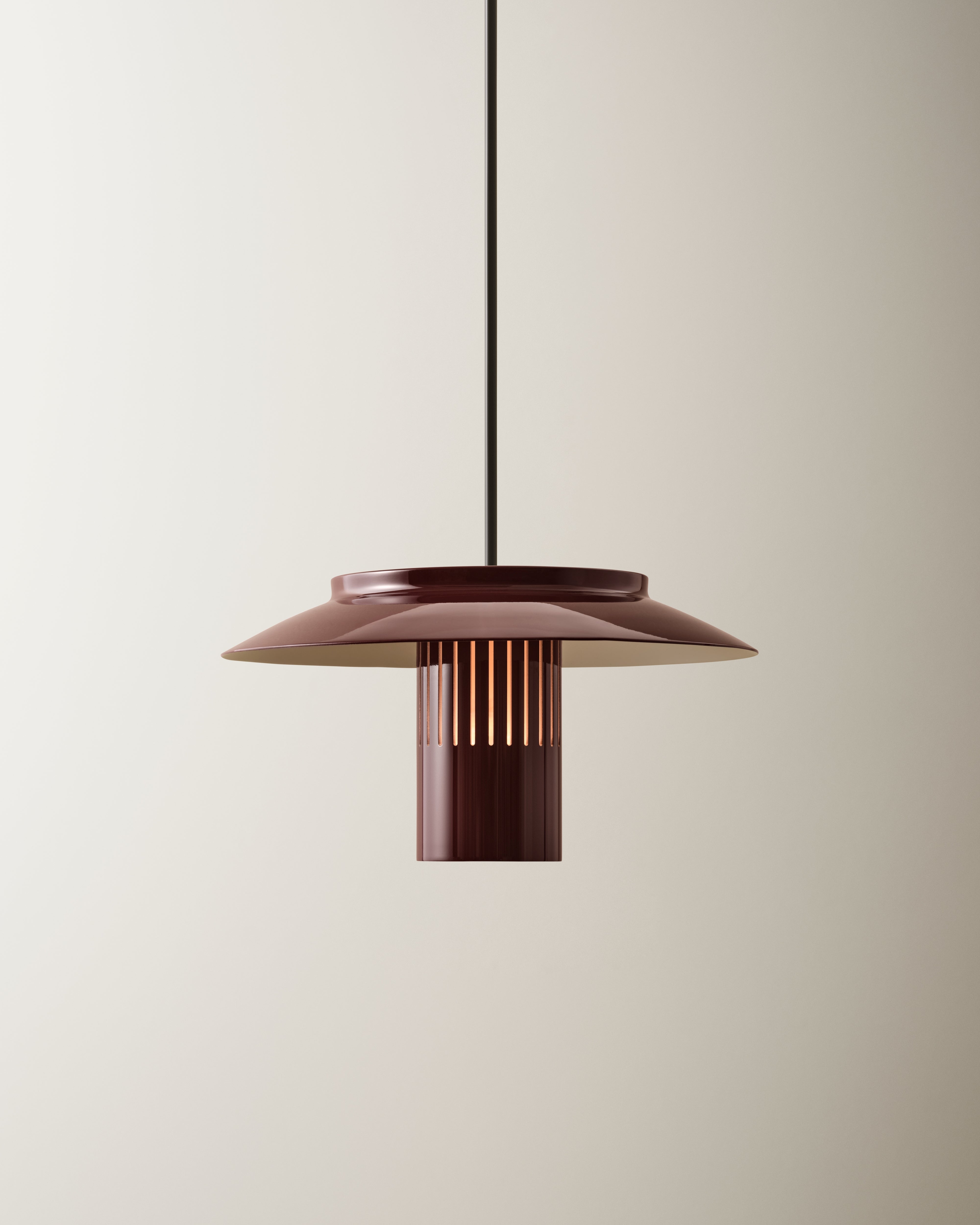 LILLE Burgundy Pendant Lamp