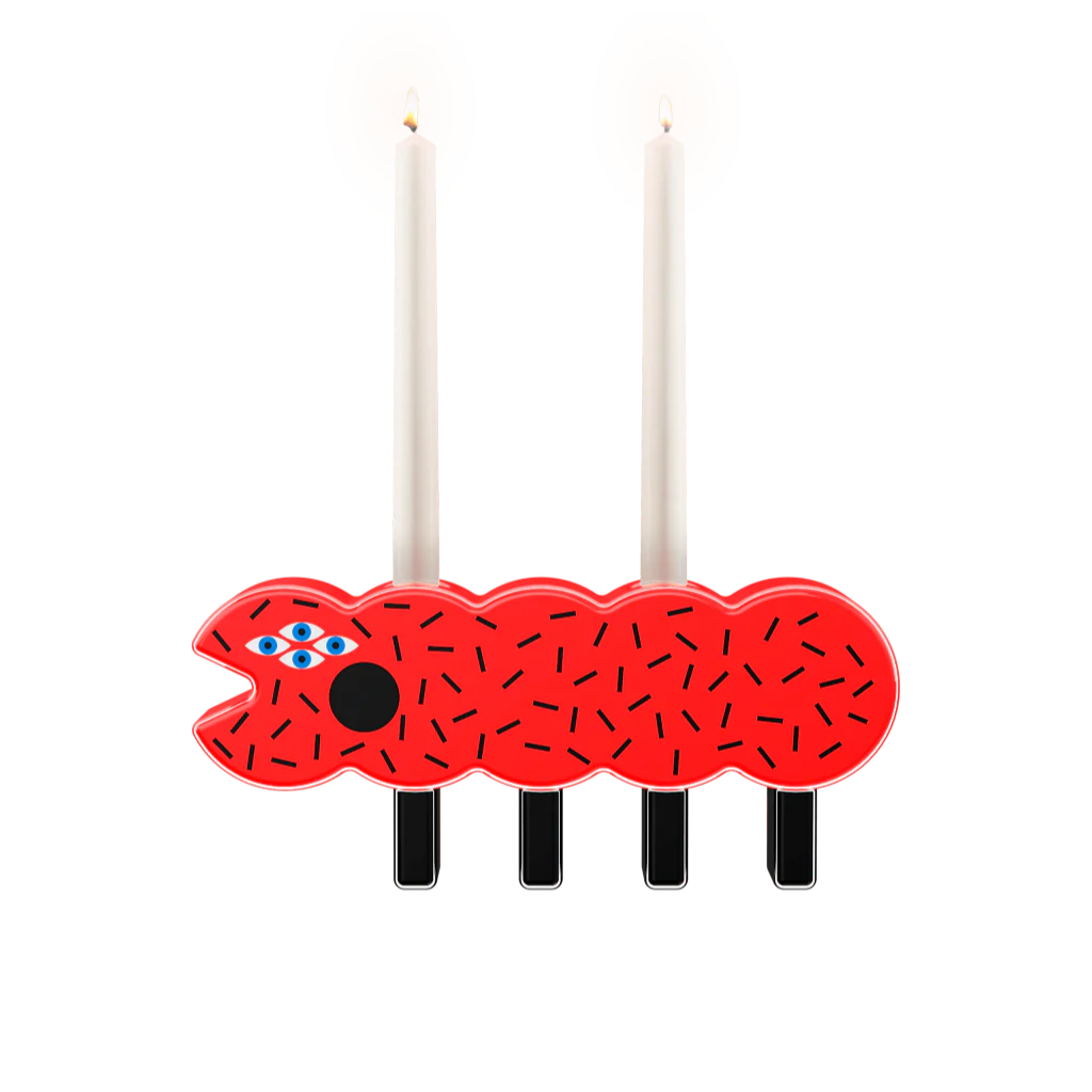 BRUCOLOCO Candle Holder Red