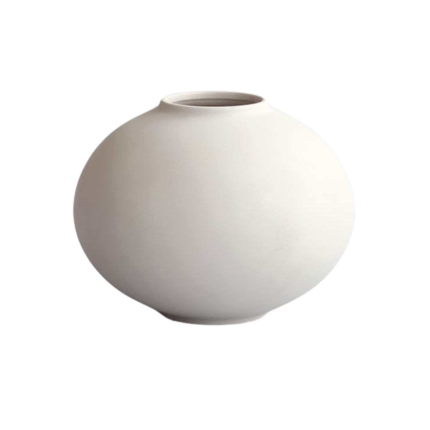 SUNAO FAT Vase weiß 