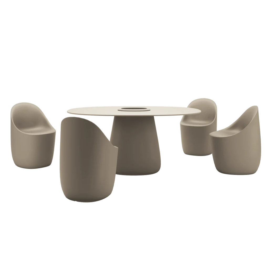 COBBLE taupe outdoor chair