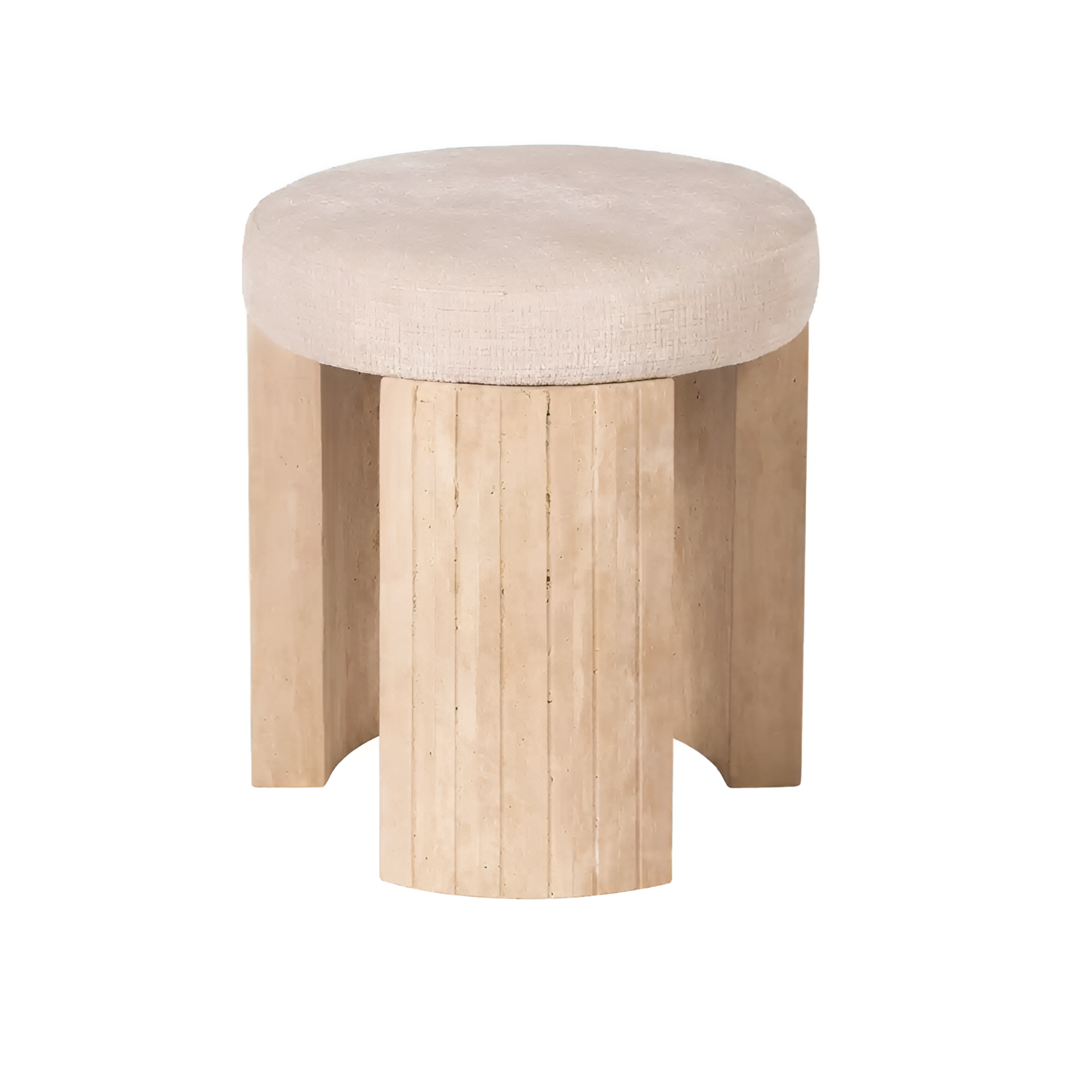 Beige GALLICE Pouf