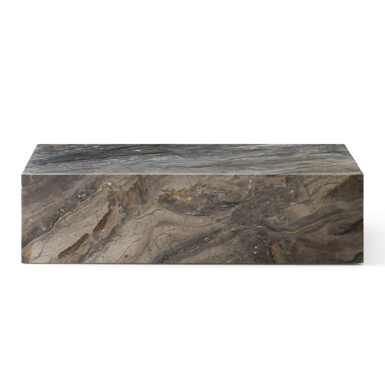 Couchtisch PLINTH grauer Marmor