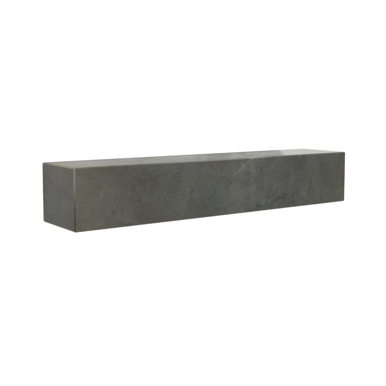 Wandregal PLINTH brauner Marmor