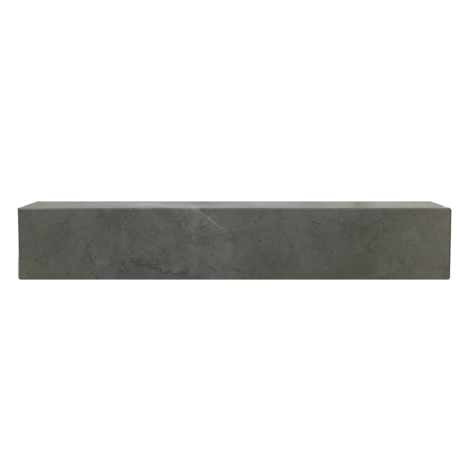 Wandregal PLINTH brauner Marmor