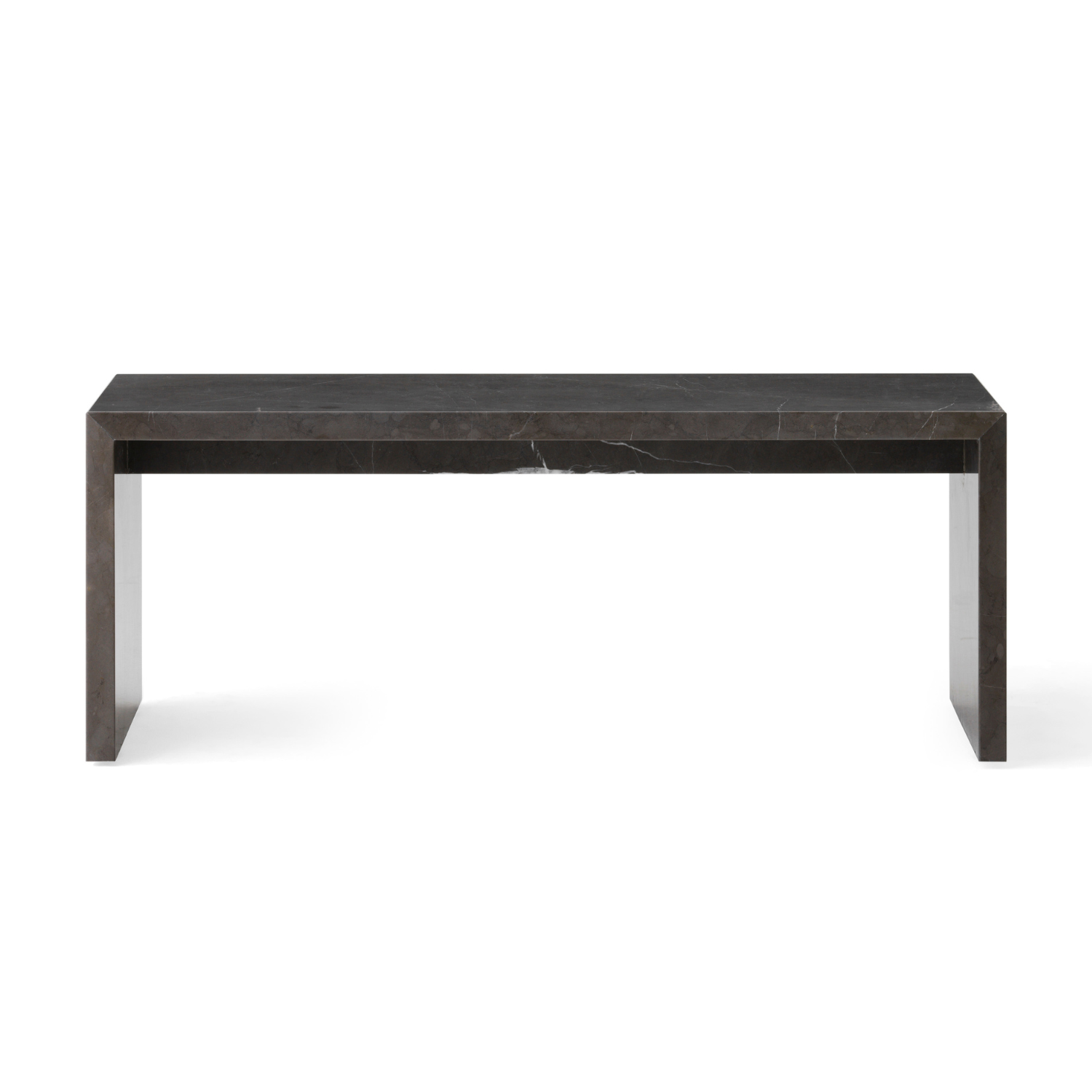 Couchtisch PLINTH BRIDGE grauer Marmor