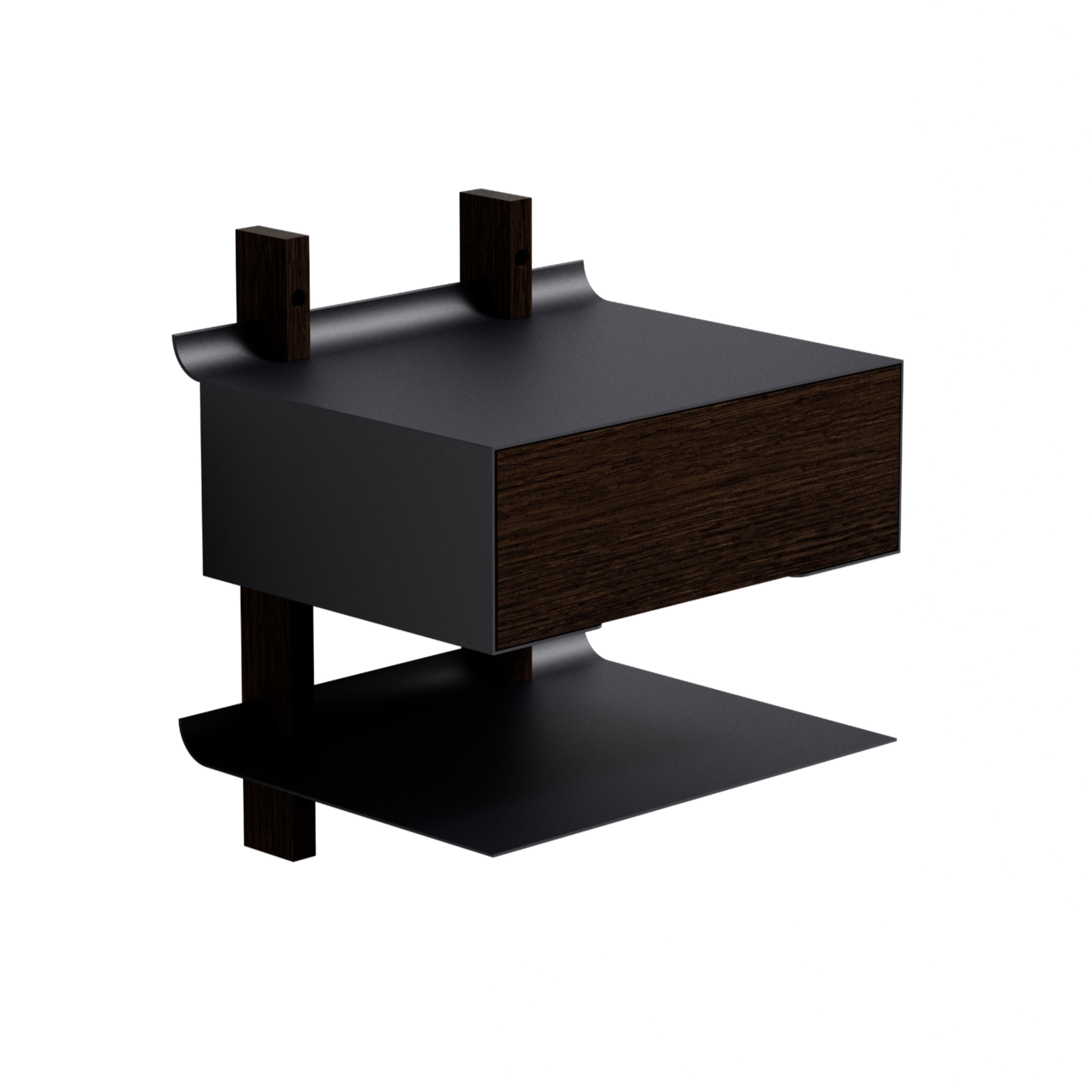 SMILE nightstand black [Klaudia] [Amelia spr]
