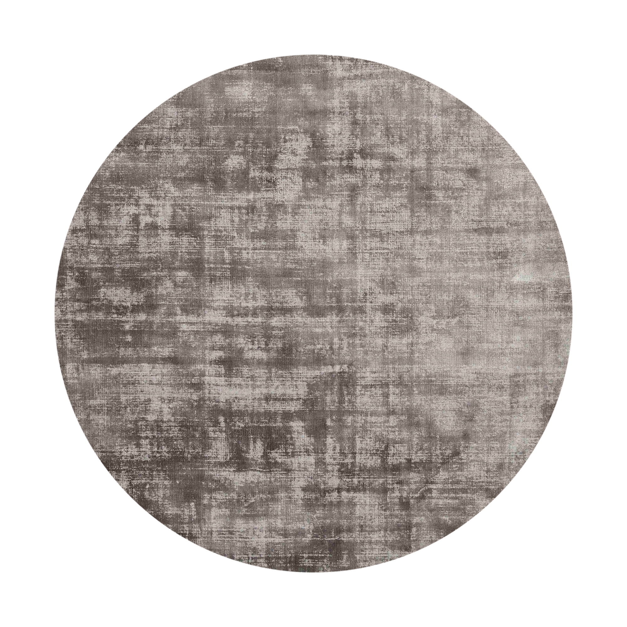 Round Rug DESERT Dark Gray