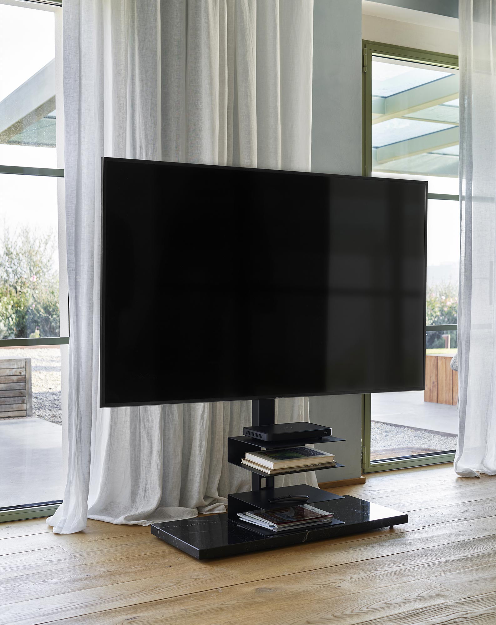 PTOLOMEO SMART TV Stand black