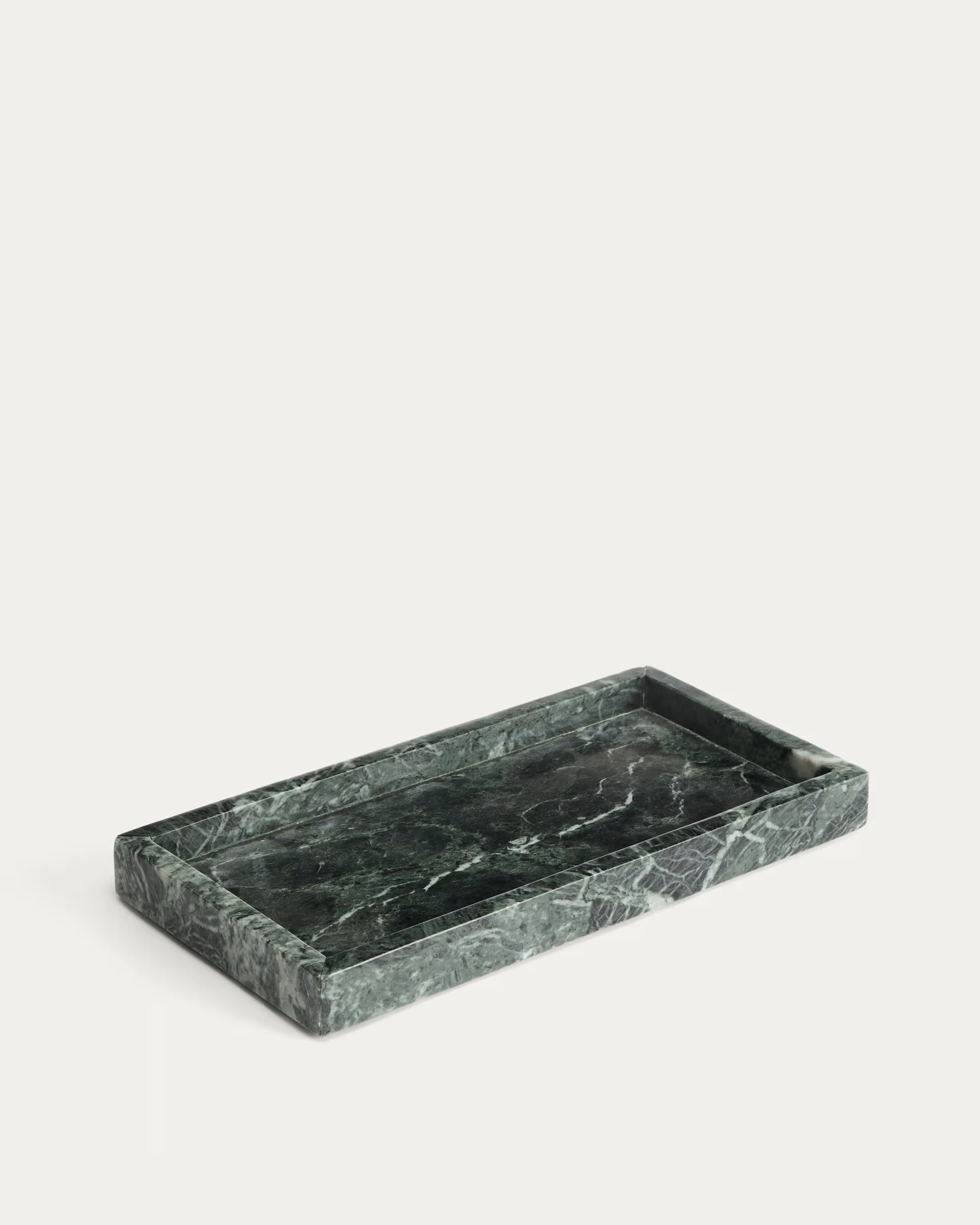 SERELA green marble tray