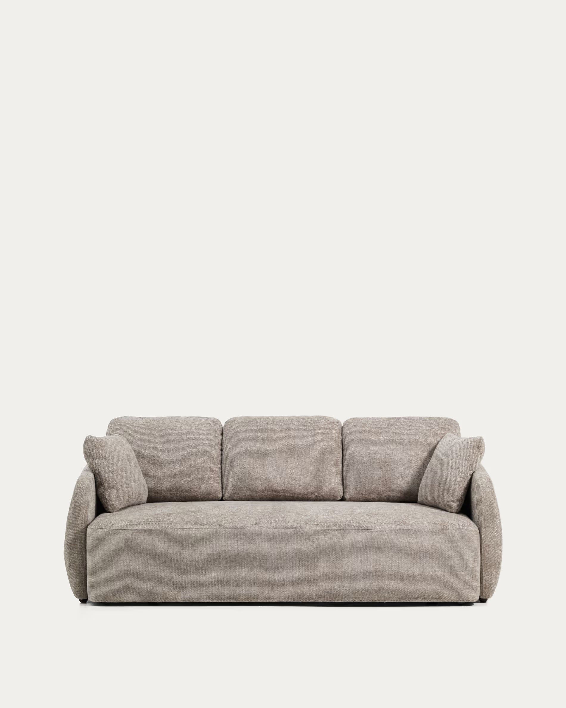 3-seater sofa with sleeping function LAIRA taupe