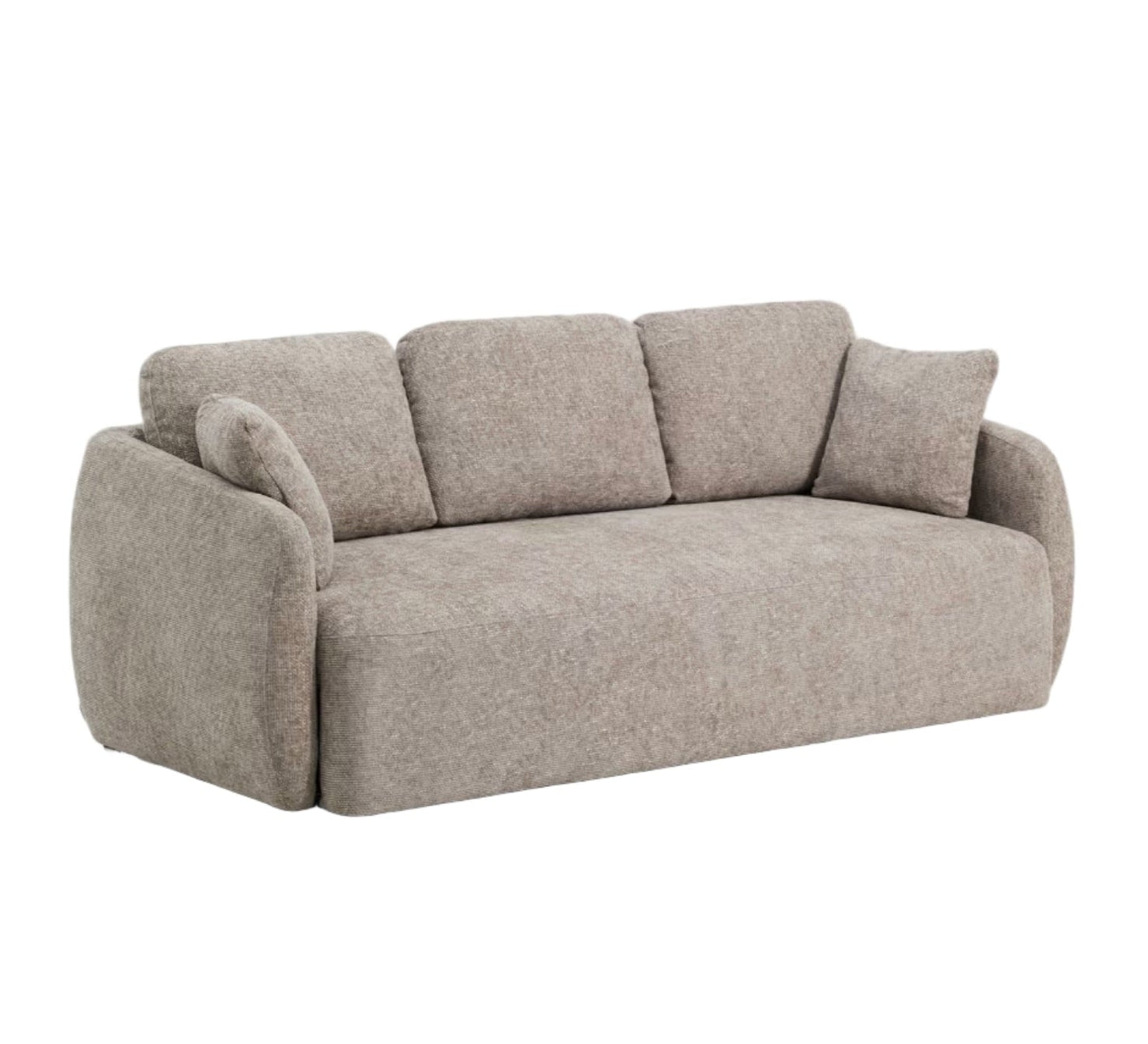 3-seater sofa with sleeping function LAIRA taupe