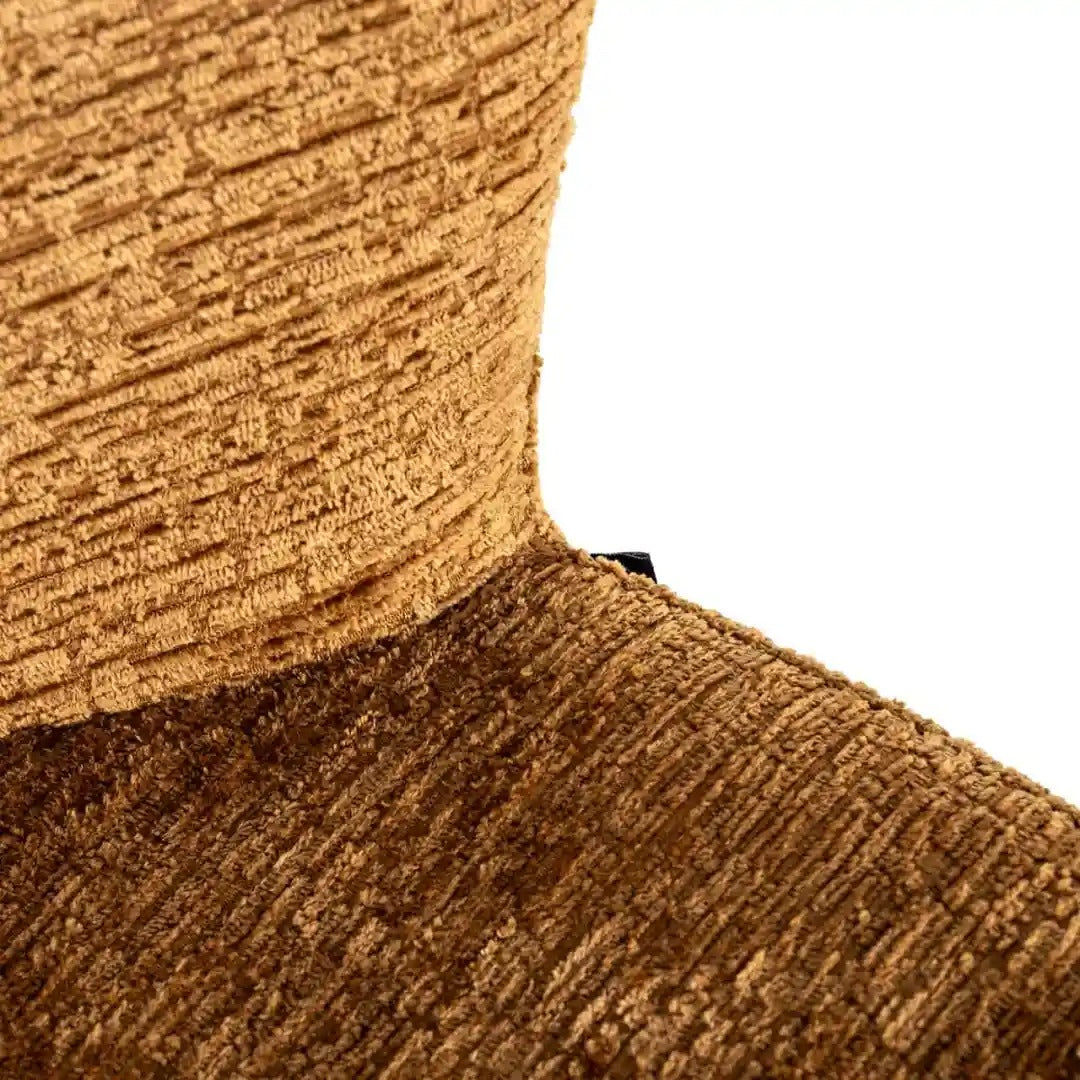 Barhocker DARBY braun mit schwarzem Fuß