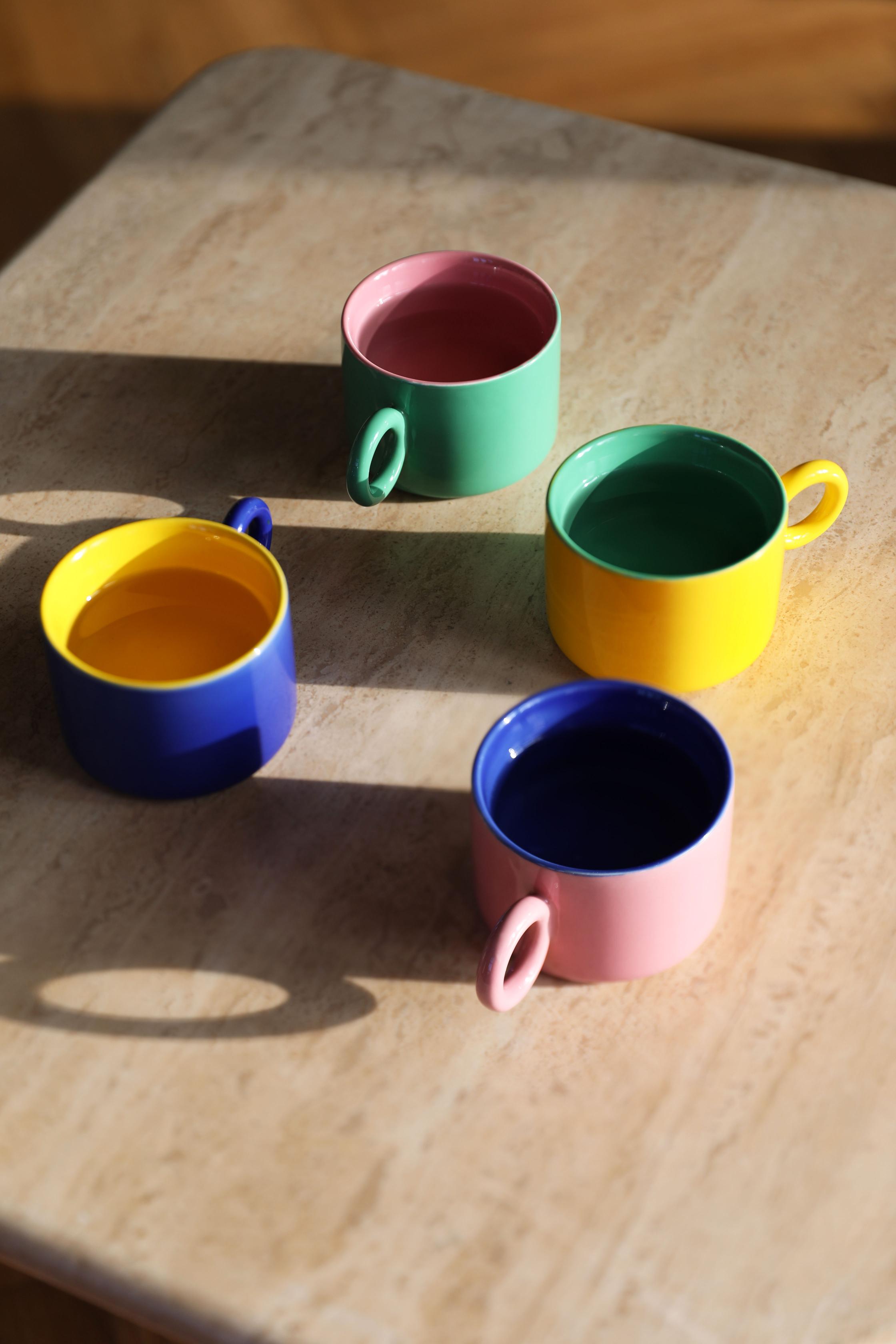 CHIQUITO Cup Set Colorful Porcelain