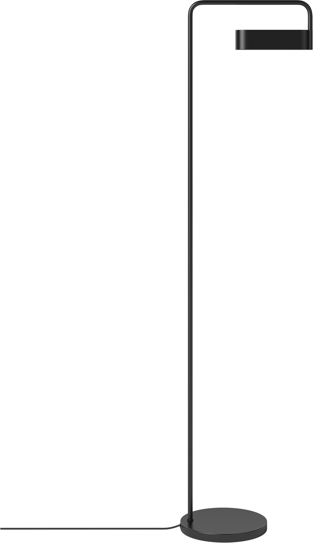 Scriba -Stehlampe schwarz