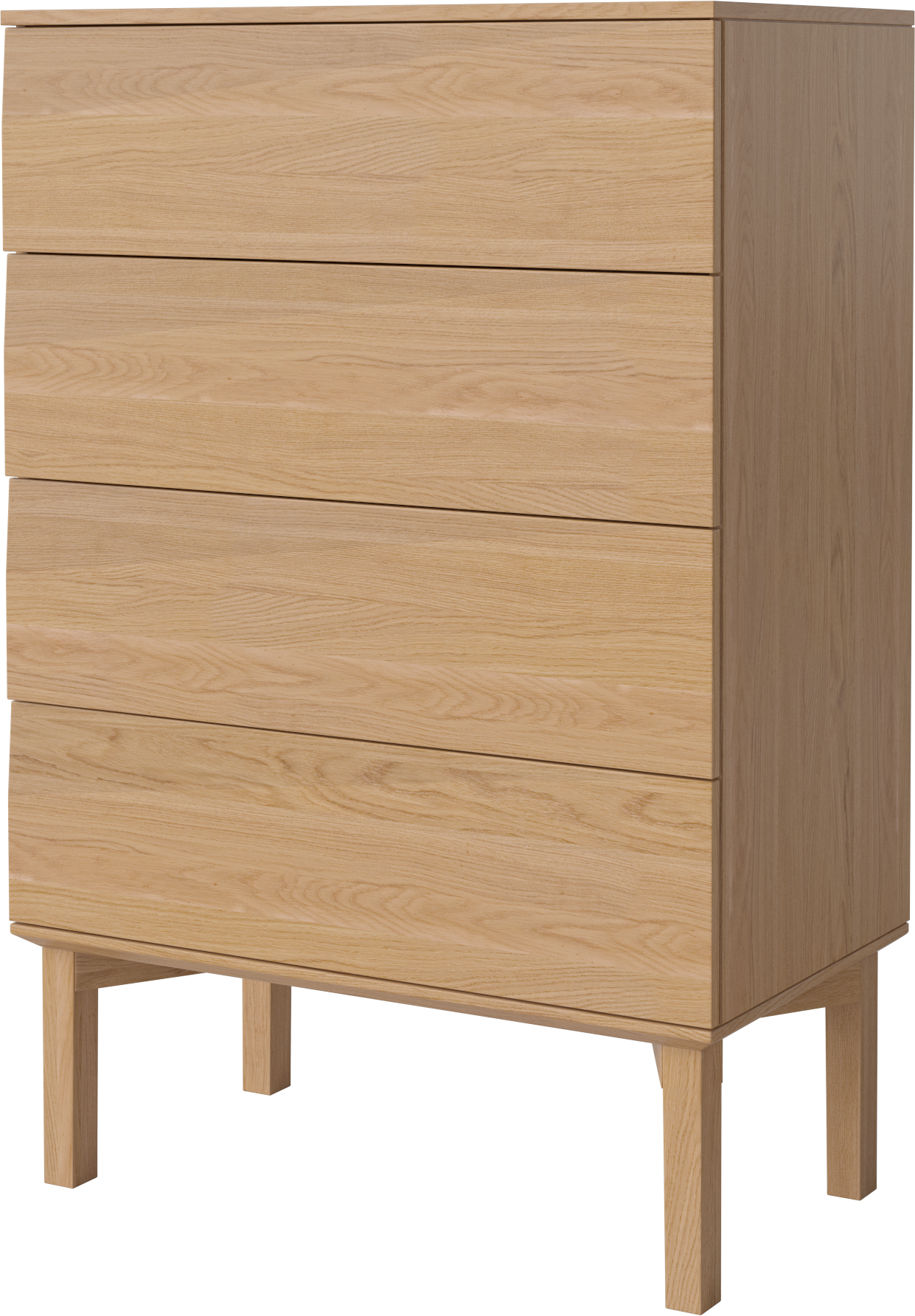 Chest of drawers Silent oak wood
