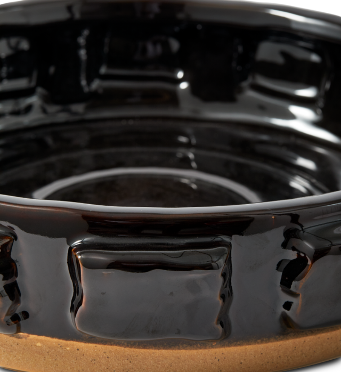 Tablett STRUCTURE BOWL dunkelbraun