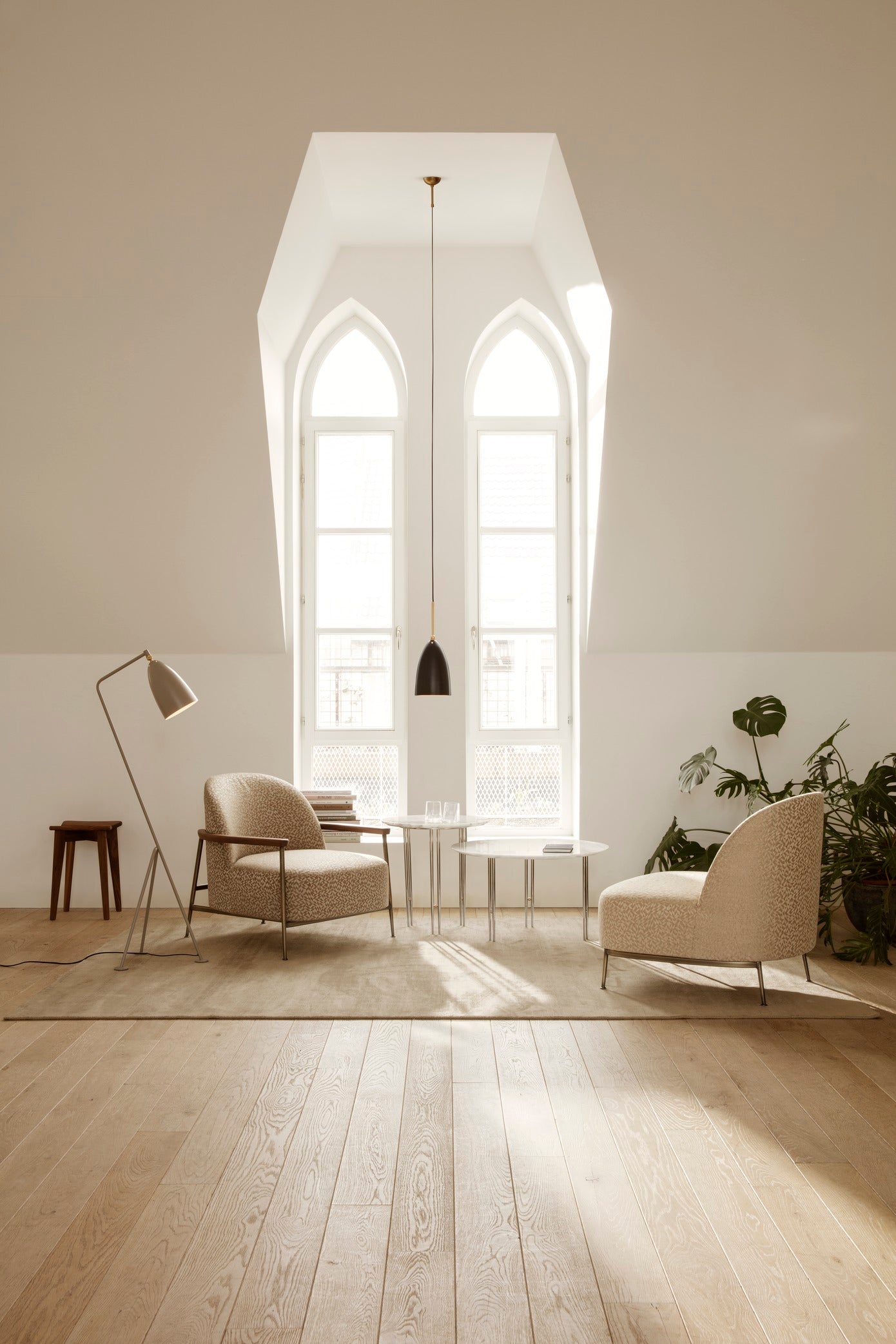 GRÄSHOPPA gray pendant lamp