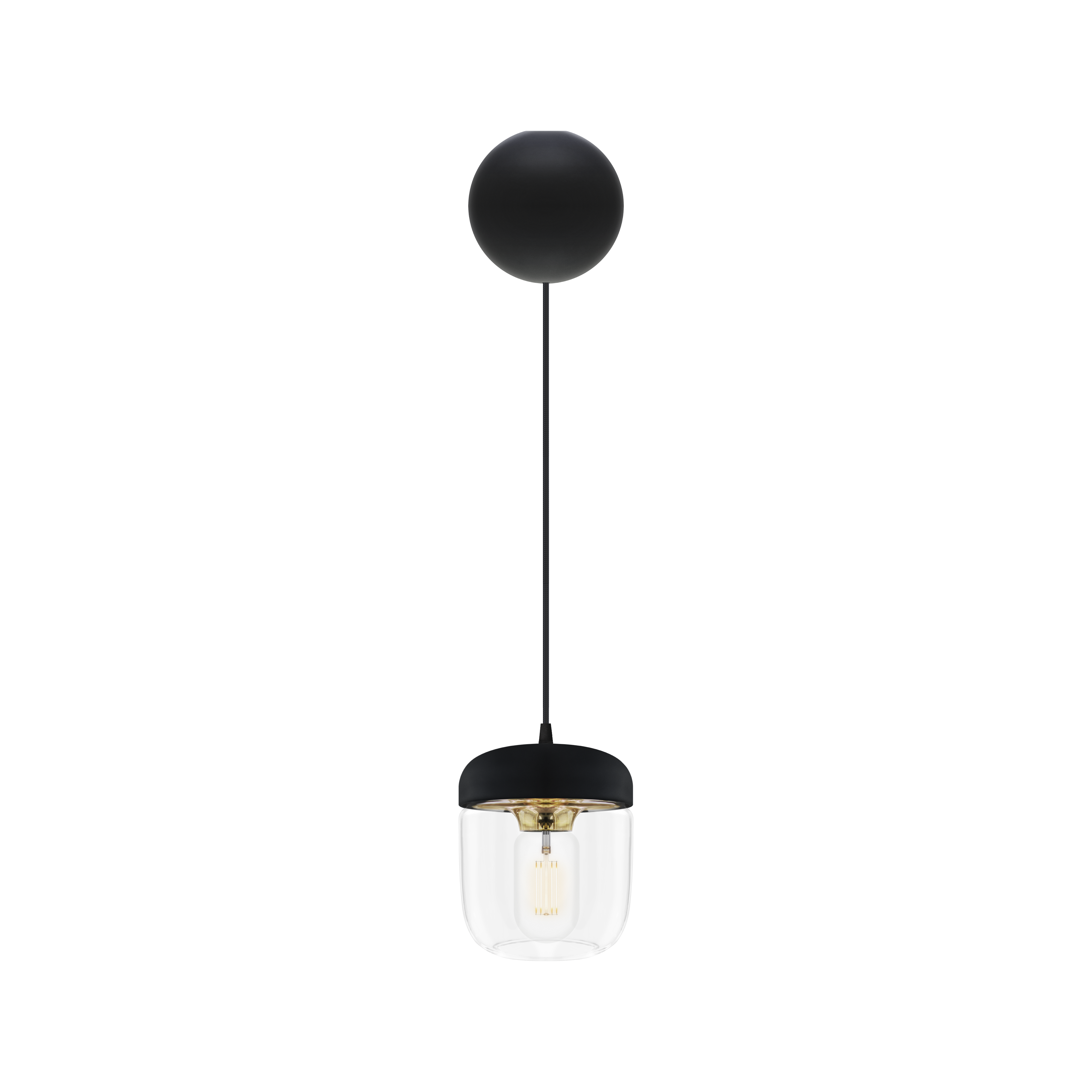 Klosz ACORN czarno złoty [Amelia] UMAGE    Eye on Design