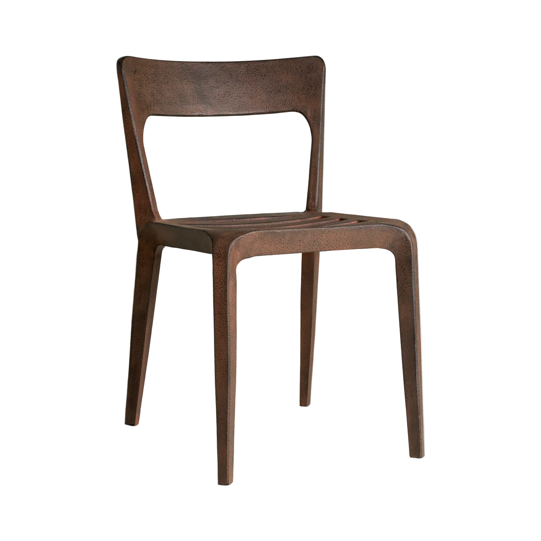 Quentin chair oxidized aluminum [OLA] [Amelia SPR/improved description]