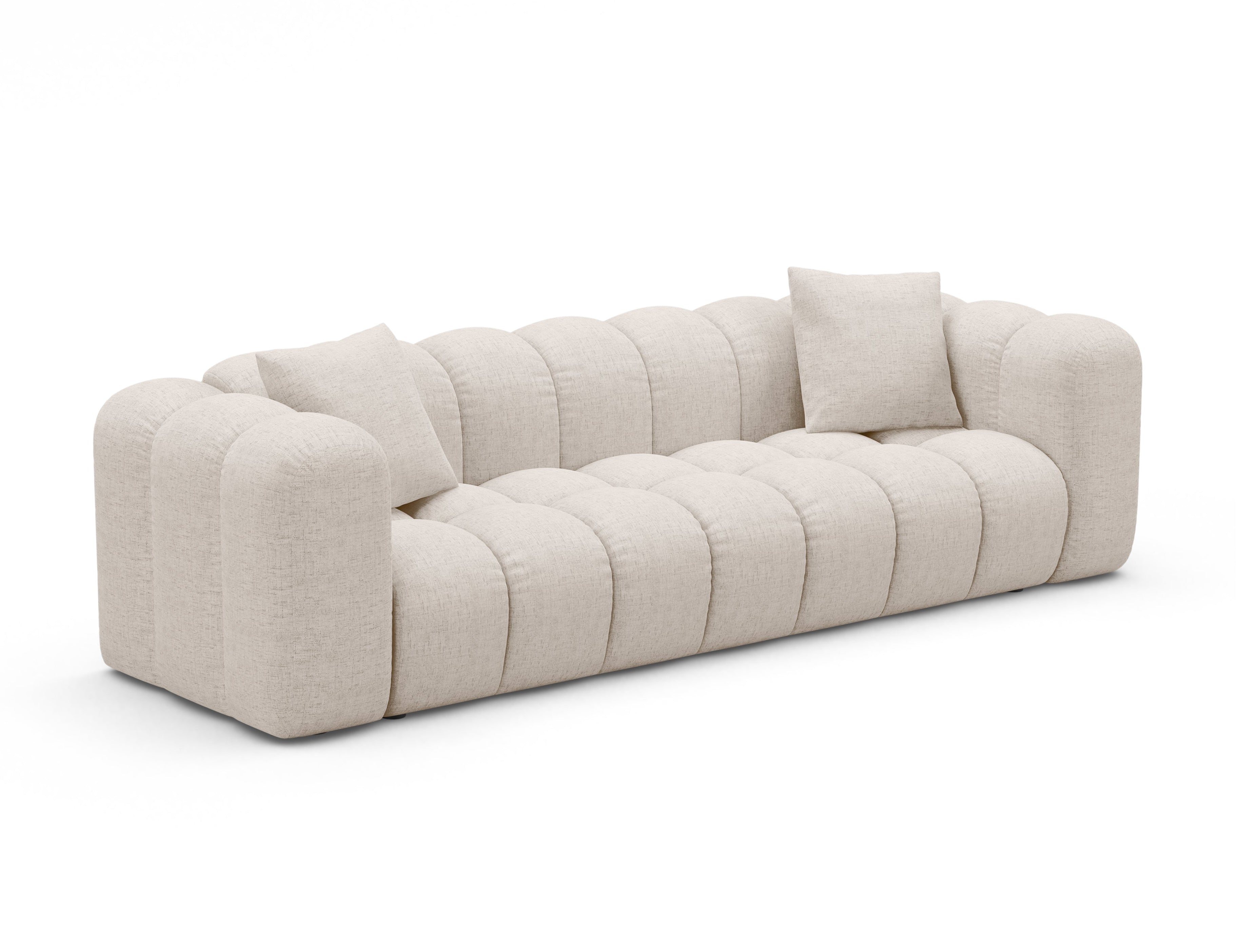 Sofa z funkcja spania ASTRO beżowy szenil