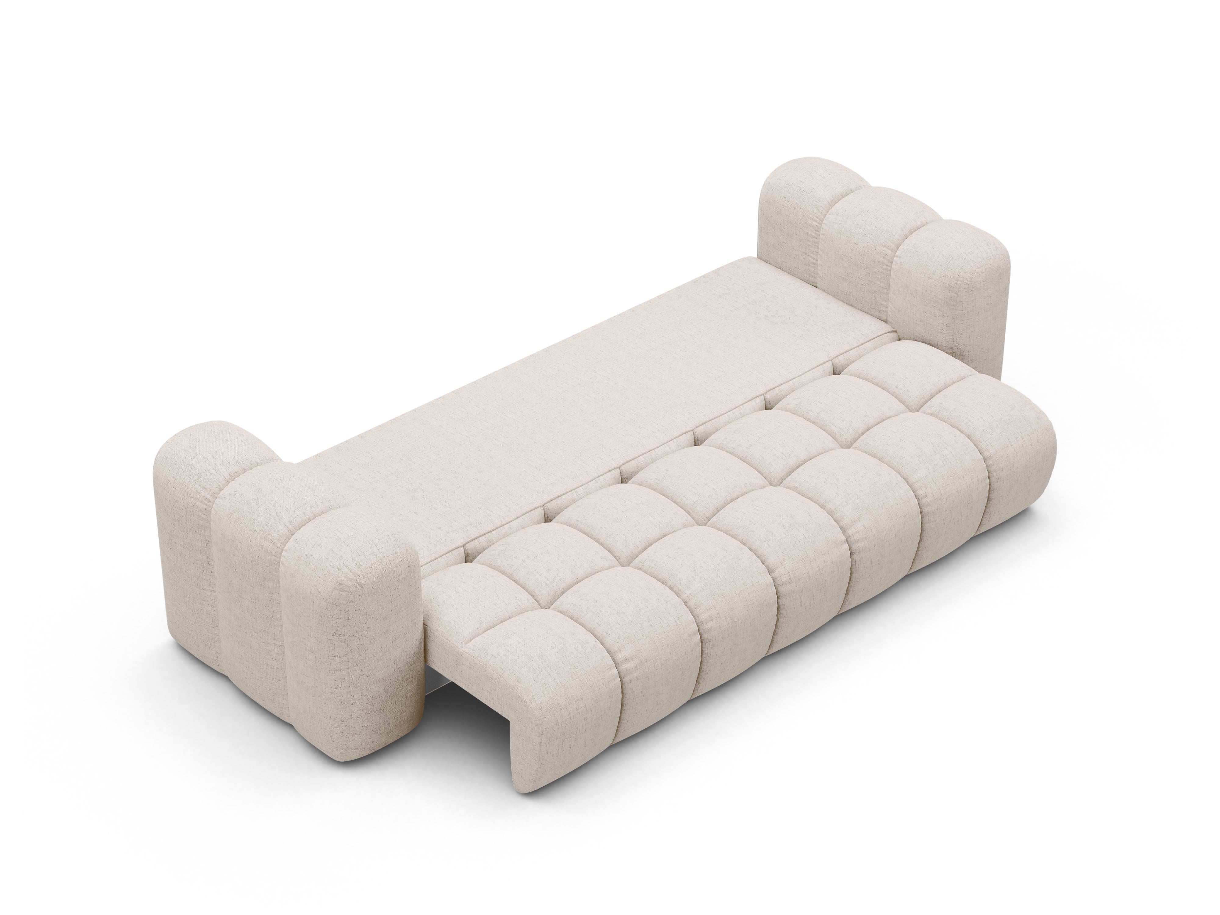 Sofa z funkcja spania ASTRO beżowy szenil