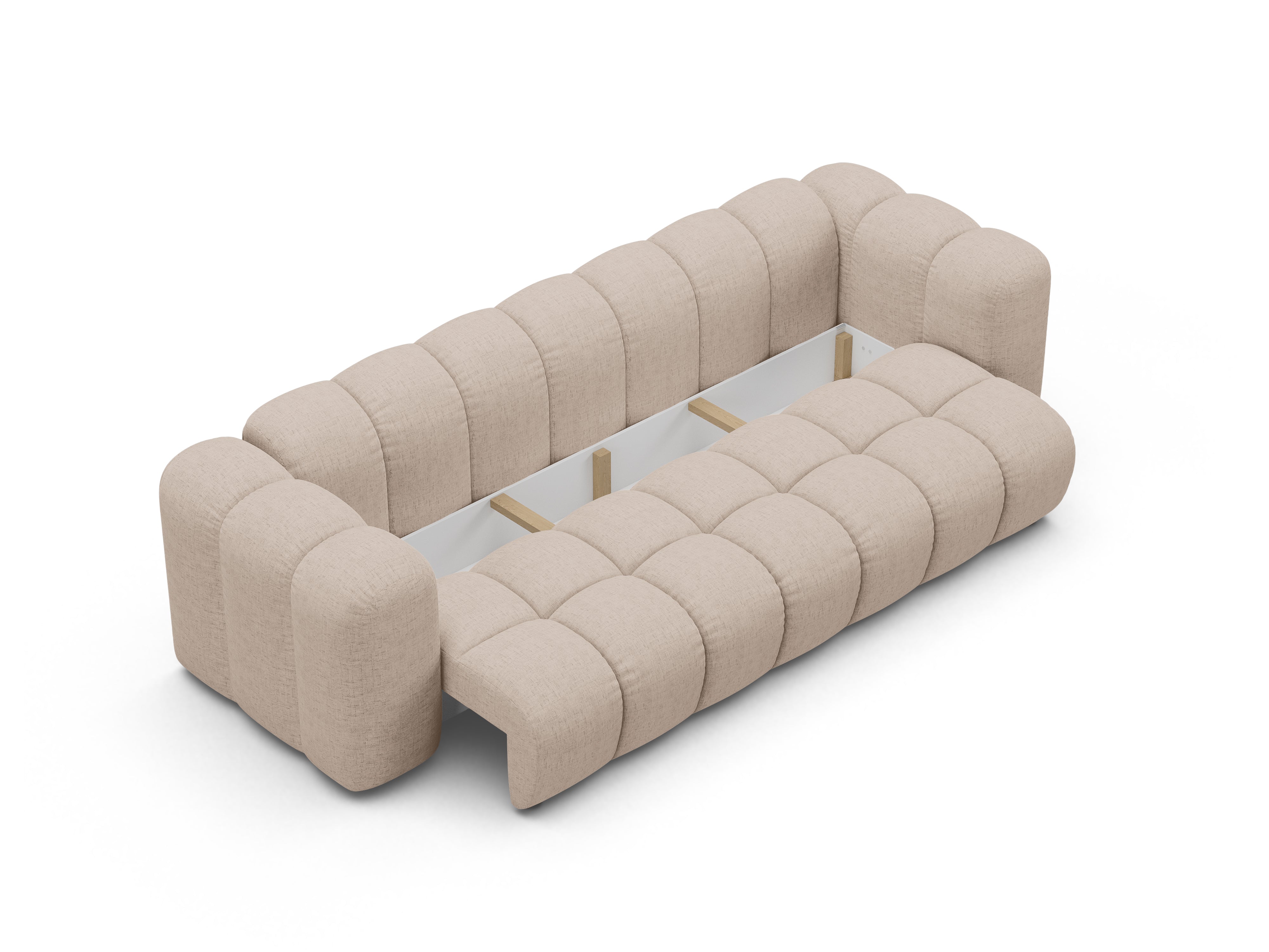 Sofa z funkcja spania ASTRO cappuccino szenil