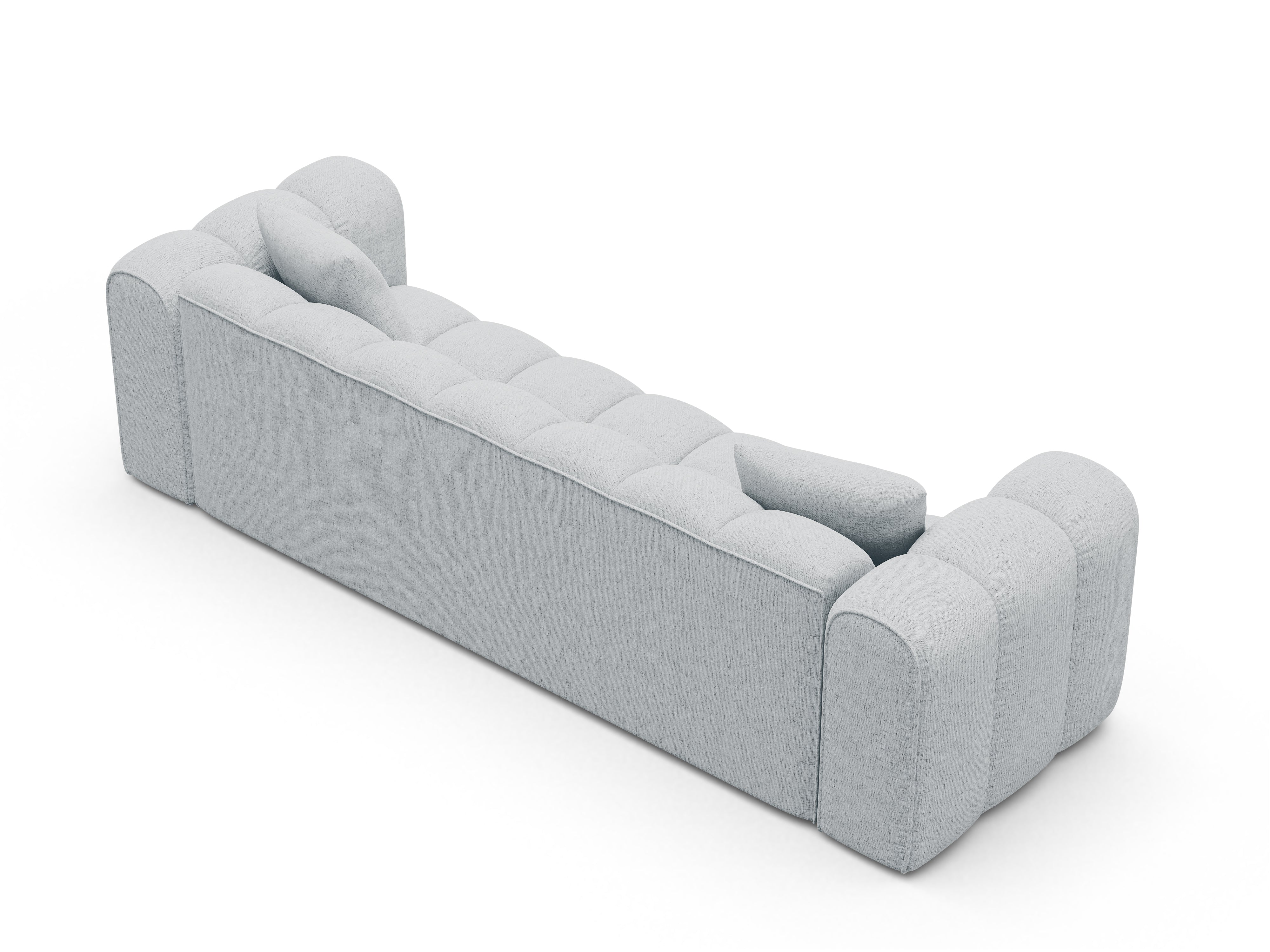 Sofa z funkcja spania ASTRO jasnoszary szenil