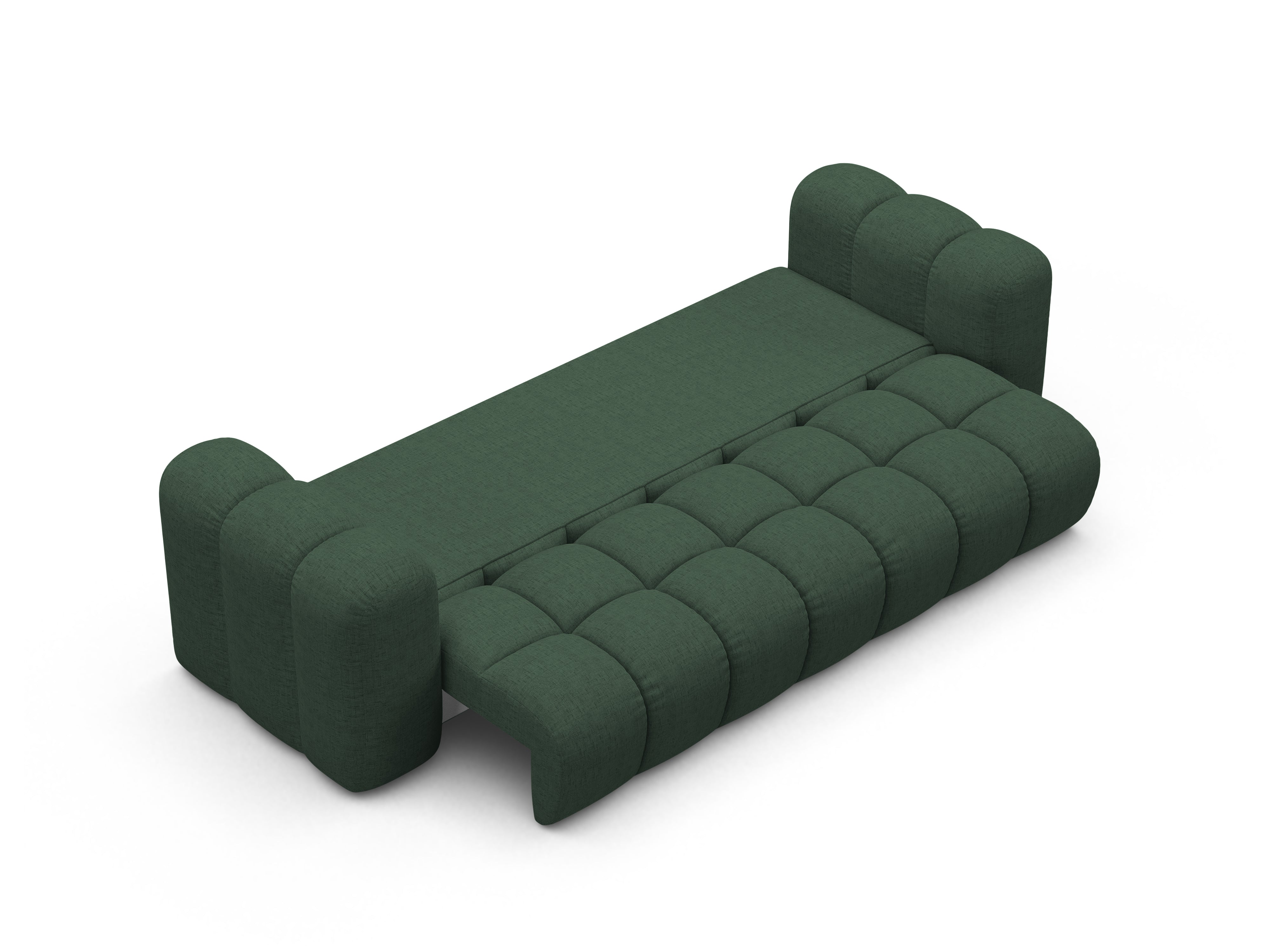 Sofa z funkcja spania ASTRO morski zielony szenil