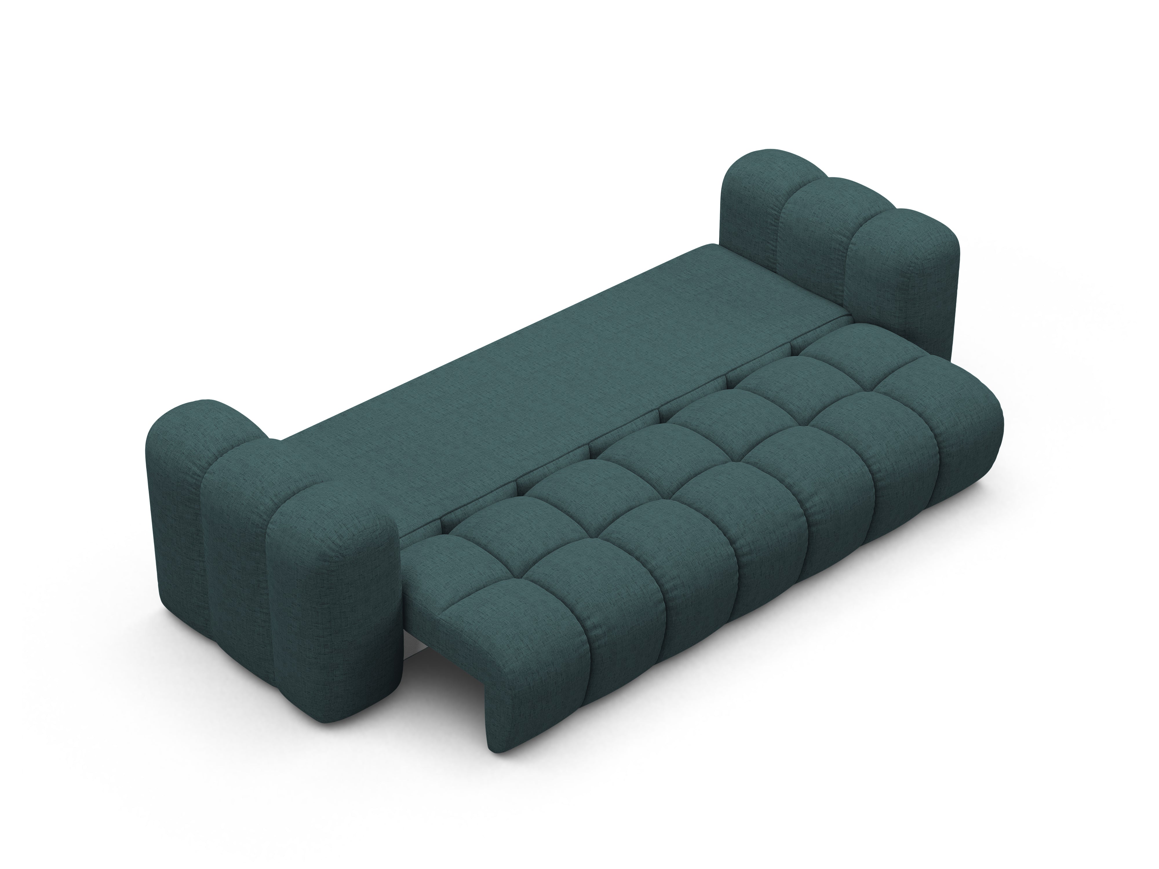 Sofa z funkcja spania ASTRO turkusowy szenil