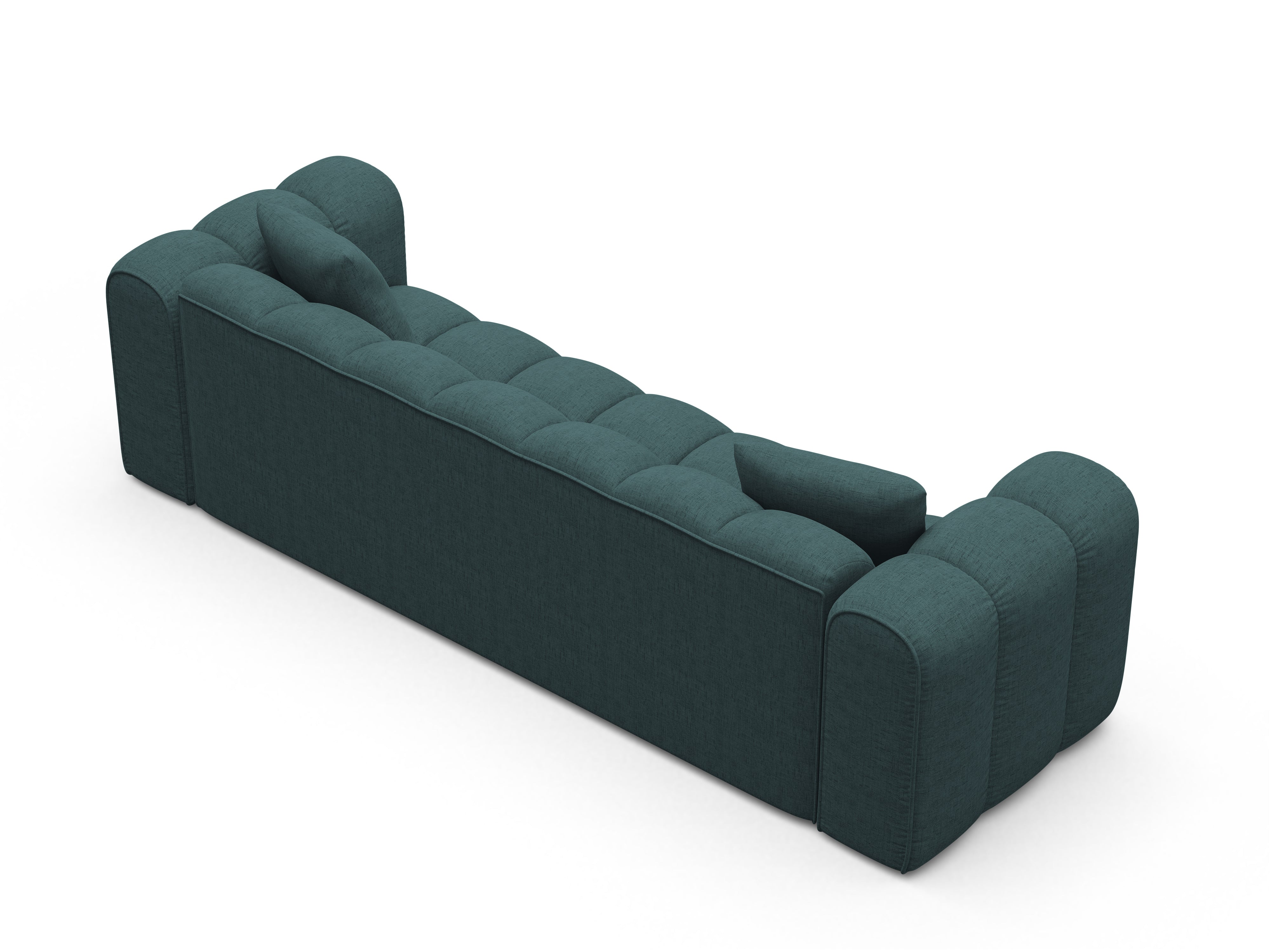Sofa z funkcja spania ASTRO turkusowy szenil
