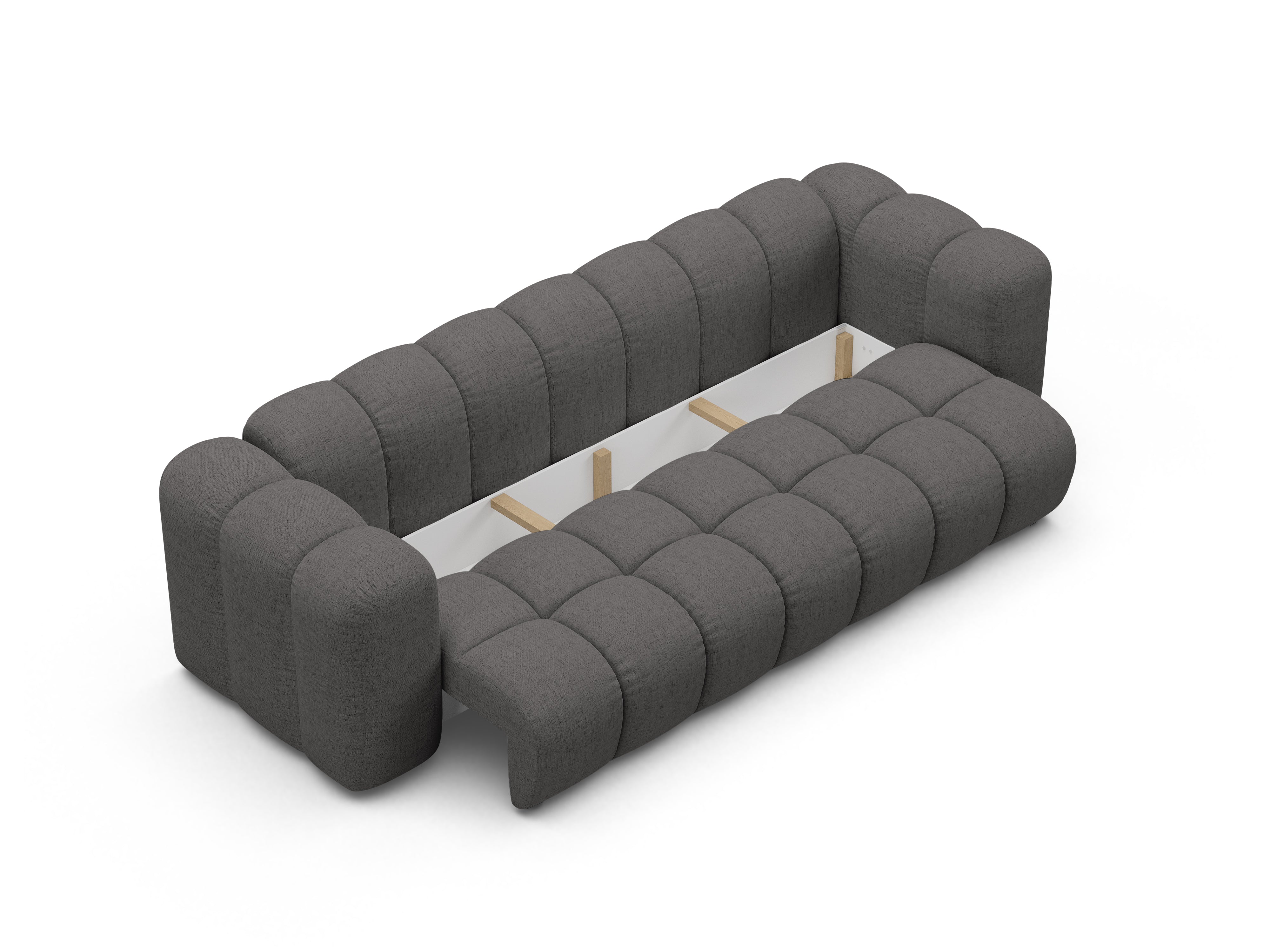 Sofa z funkcja spania ASTRO szary szenil