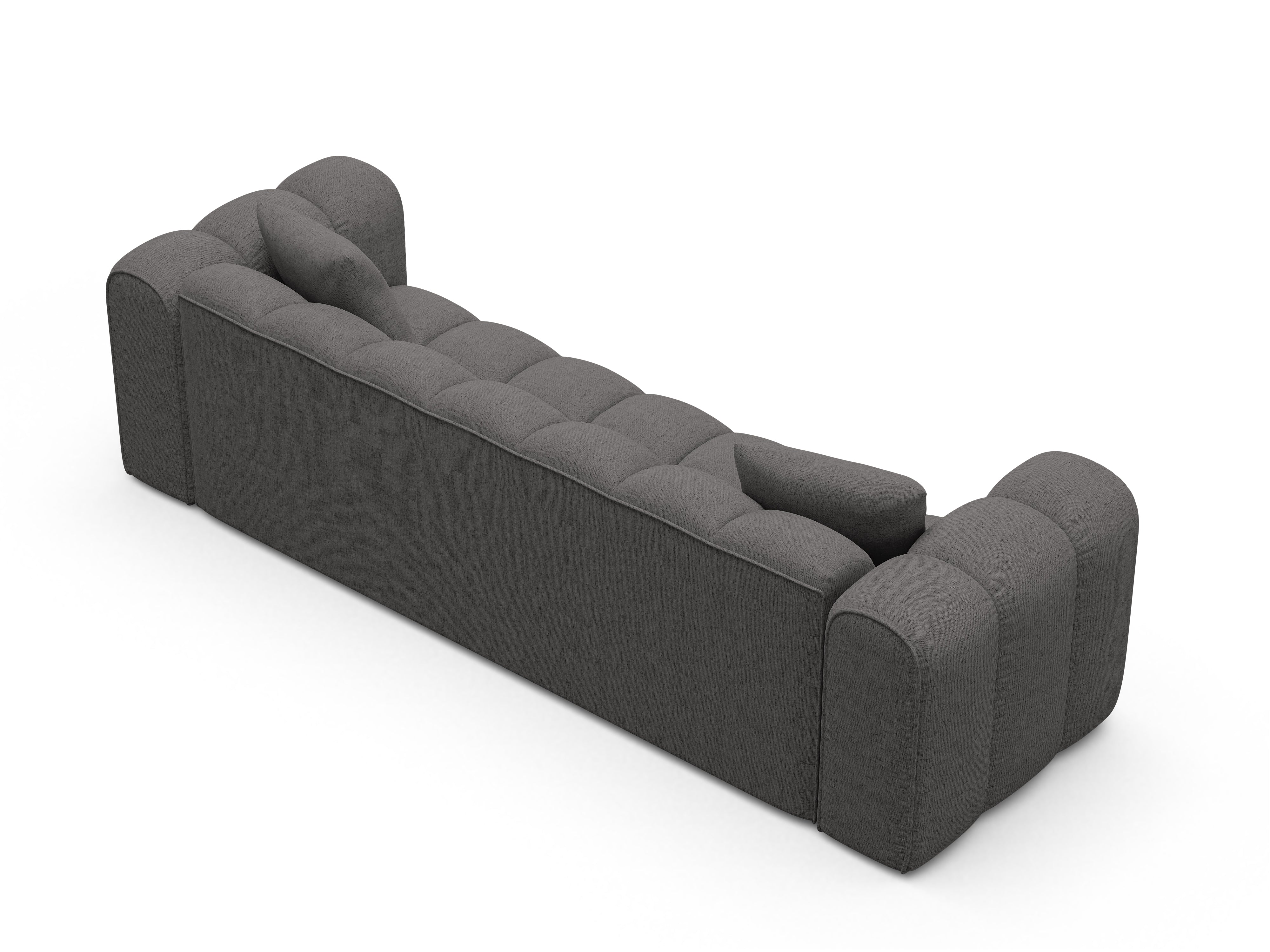 Sofa z funkcja spania ASTRO szary szenil