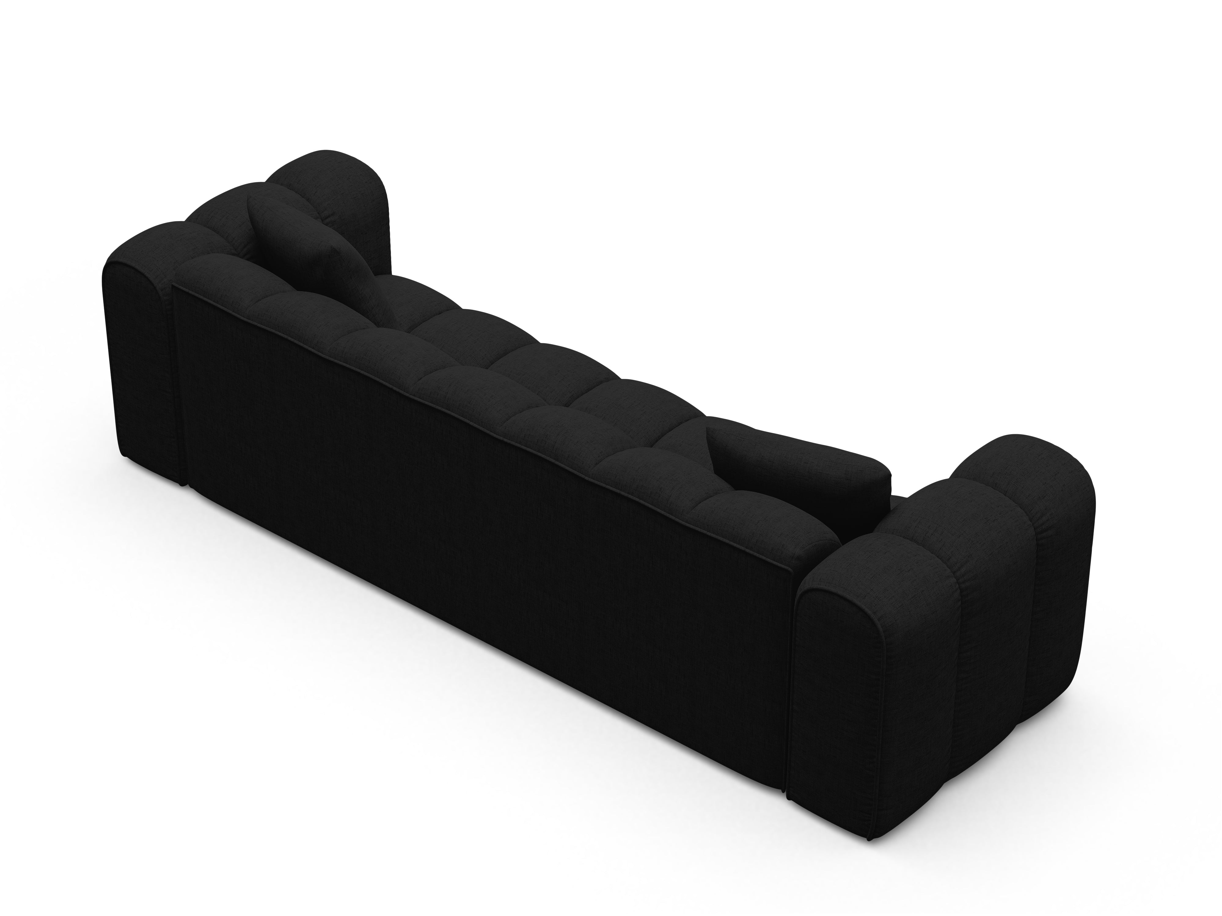 Sofa z funkcja spania ASTRO czarny szenil