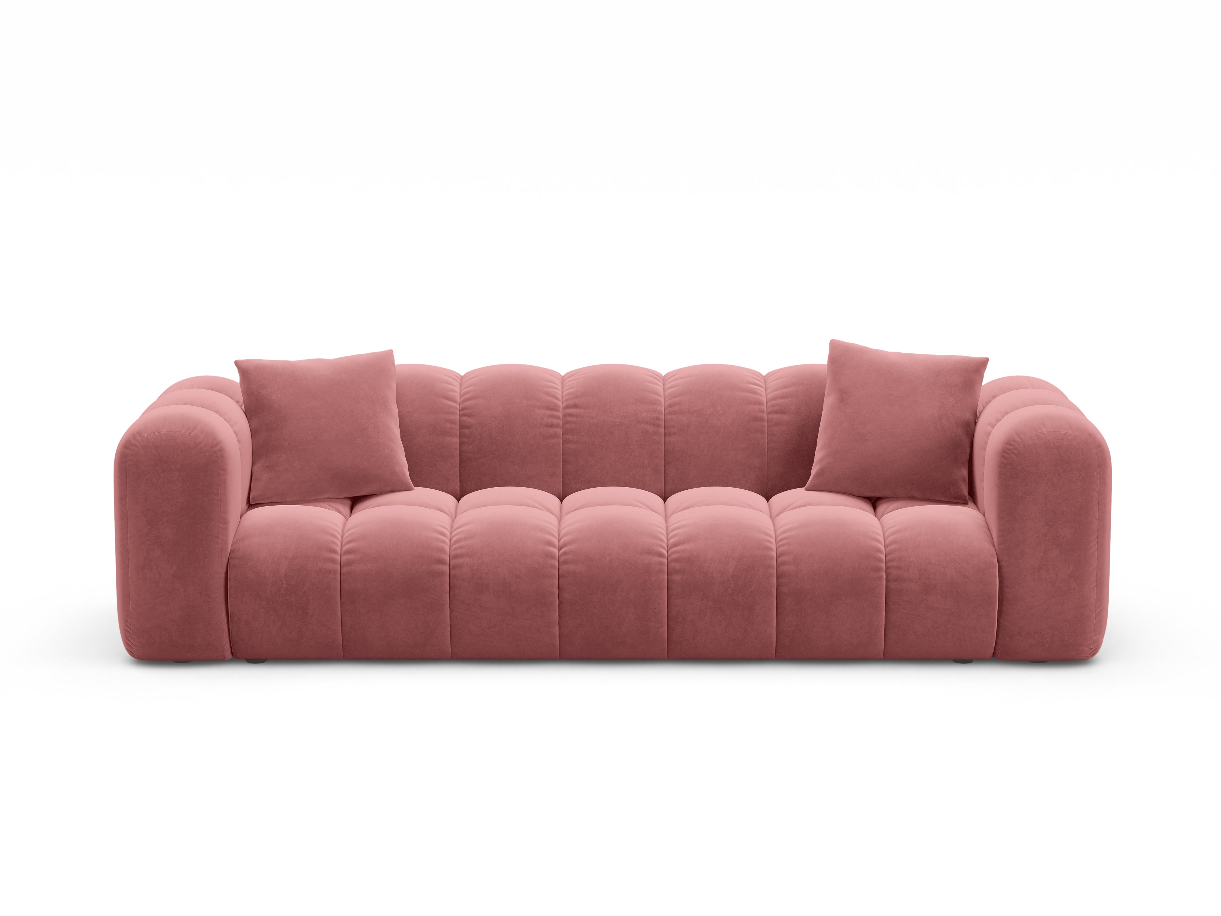 Sofa aksamitna z funkcja spania ASTRO różowy