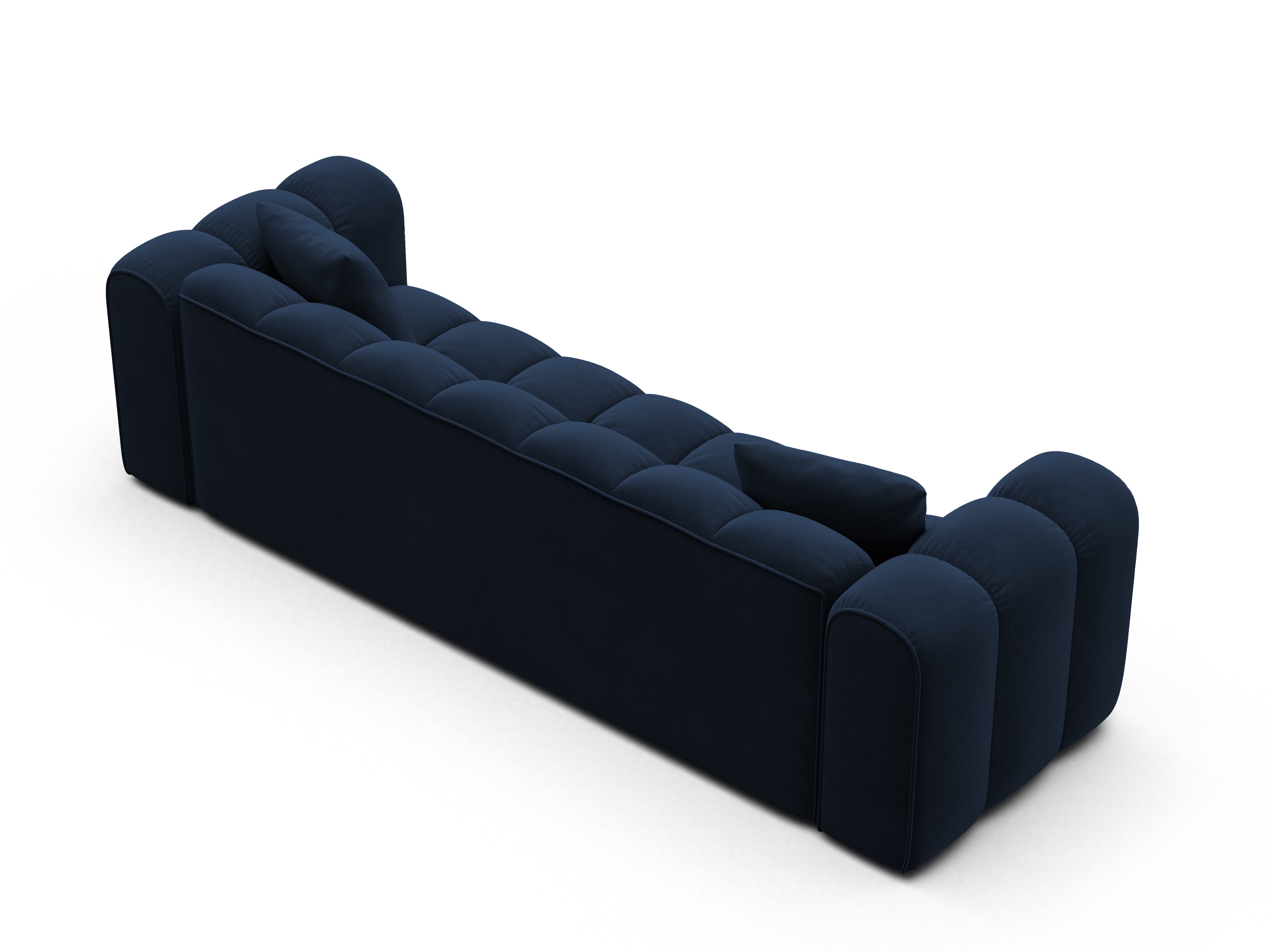 Sofa aksamitna z funkcja spania ASTRO granat królewski