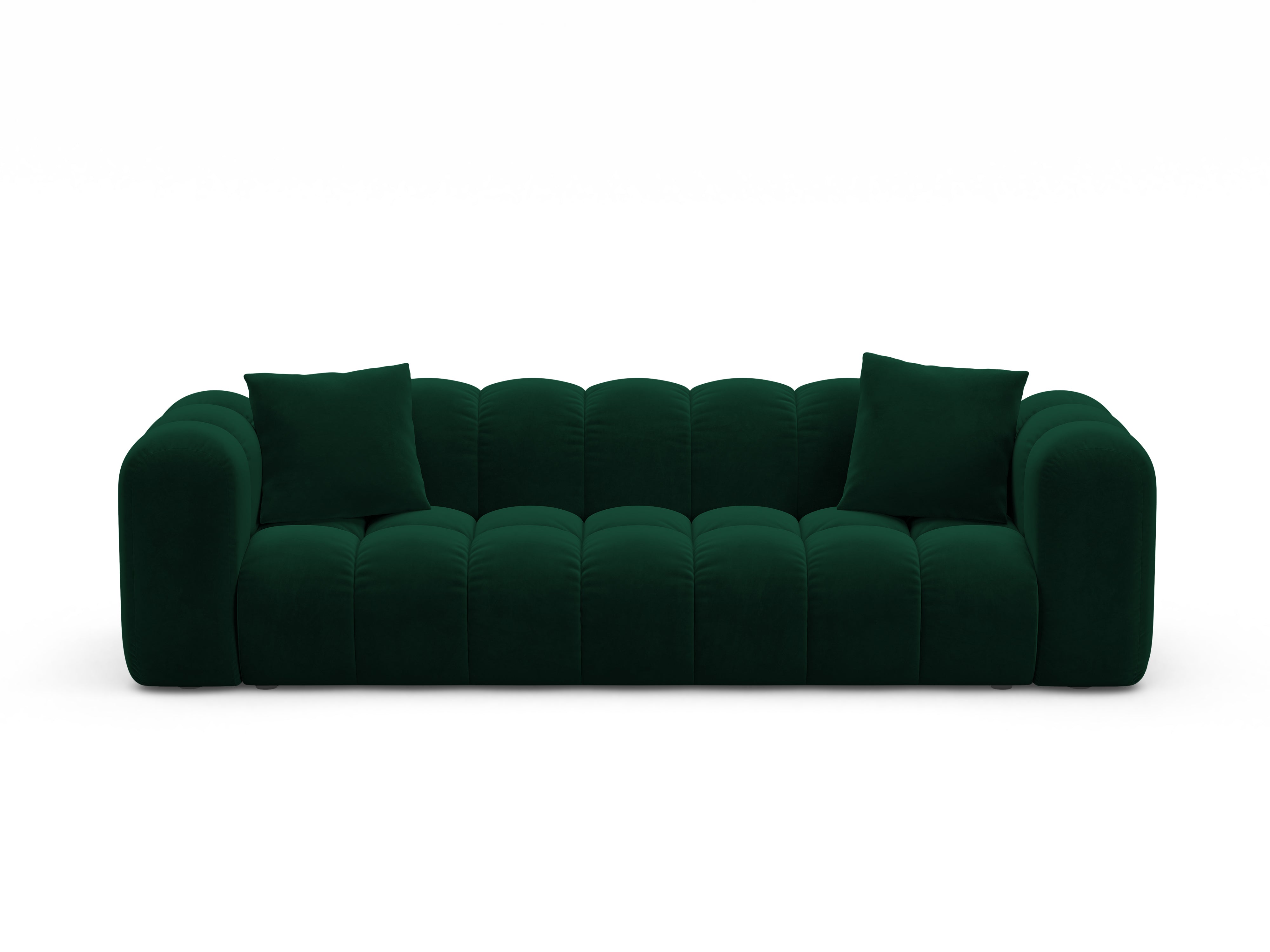 Sofa aksamitna z funkcja spania ASTRO butelkowa zieleń