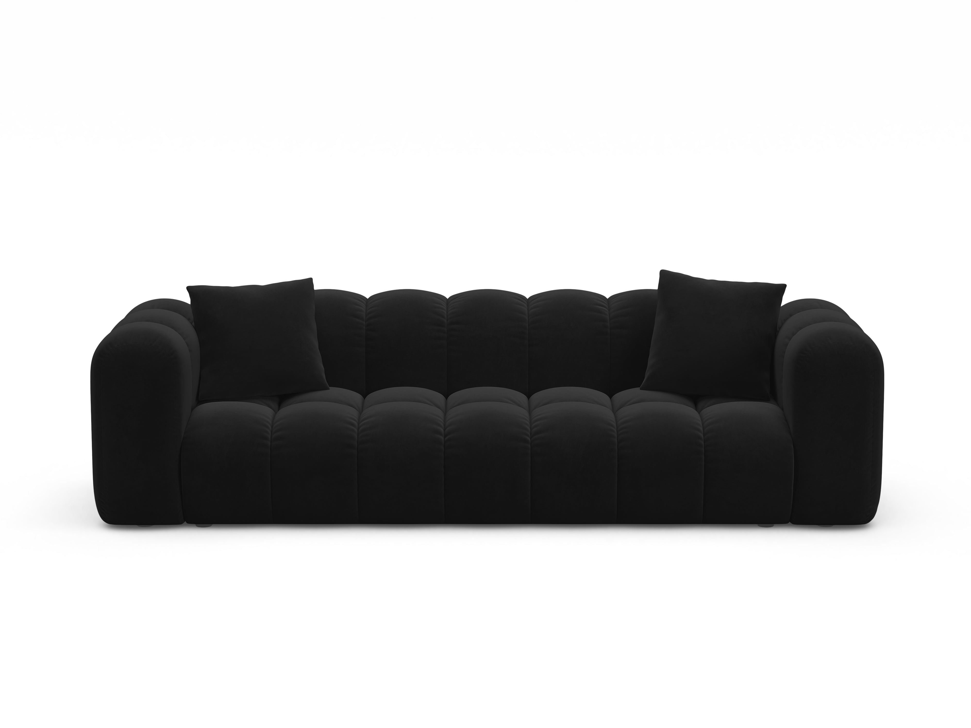 Sofa aksamitna z funkcja spania ASTRO czarny