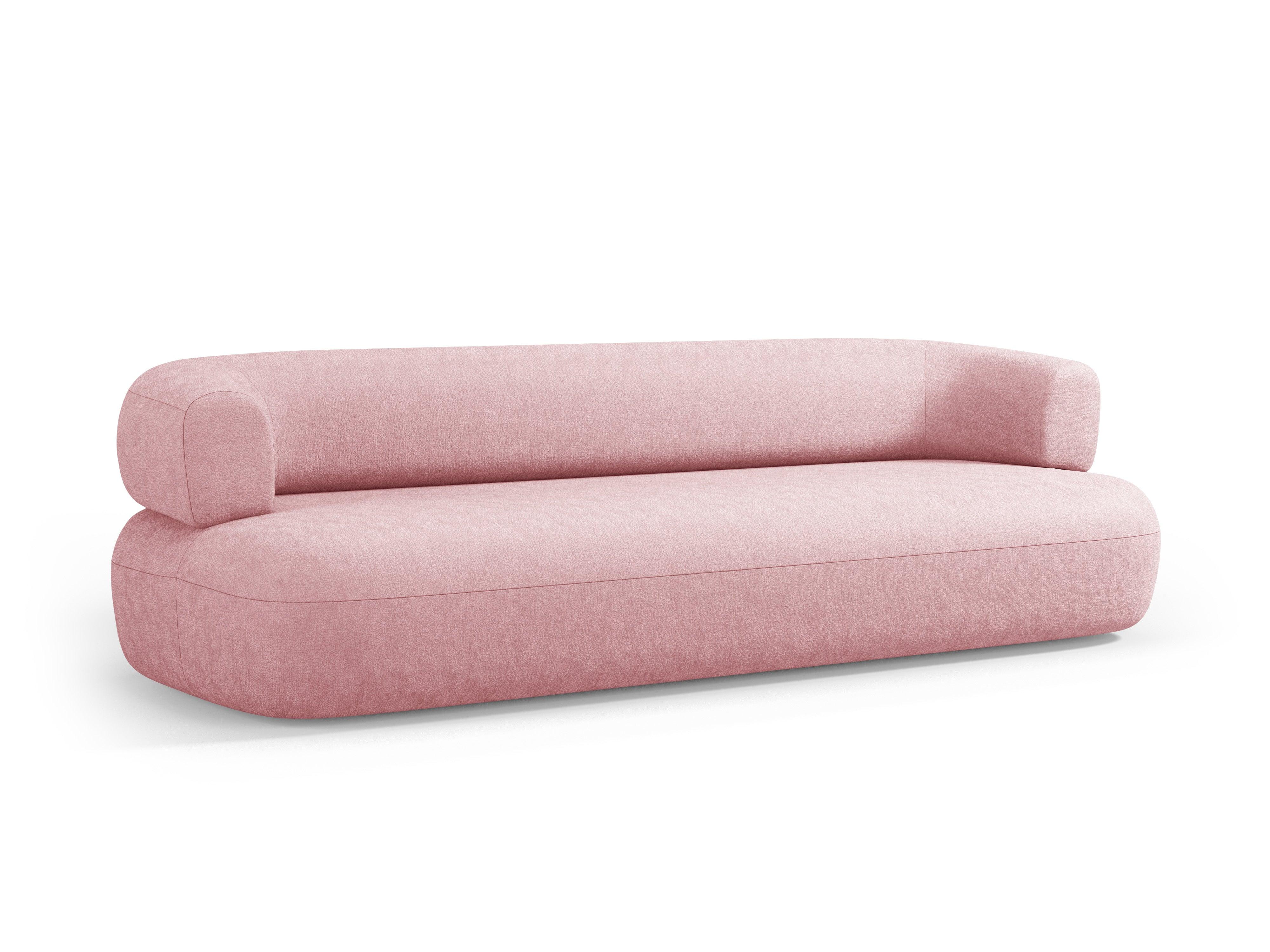 4 seater sofa ALDRIN pink chenille Windsor & Co Eye on Design