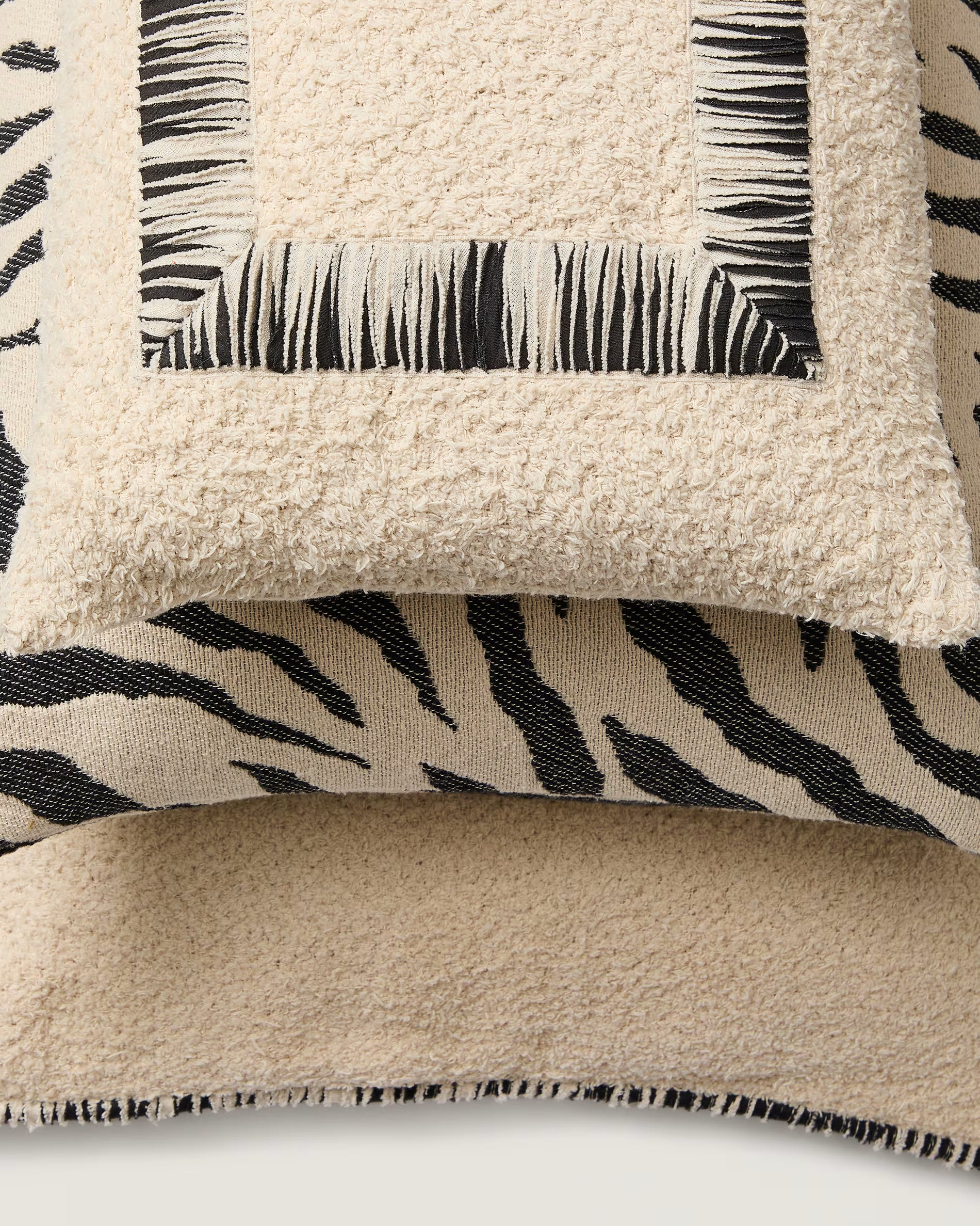 MELUNI zebra cushion cover