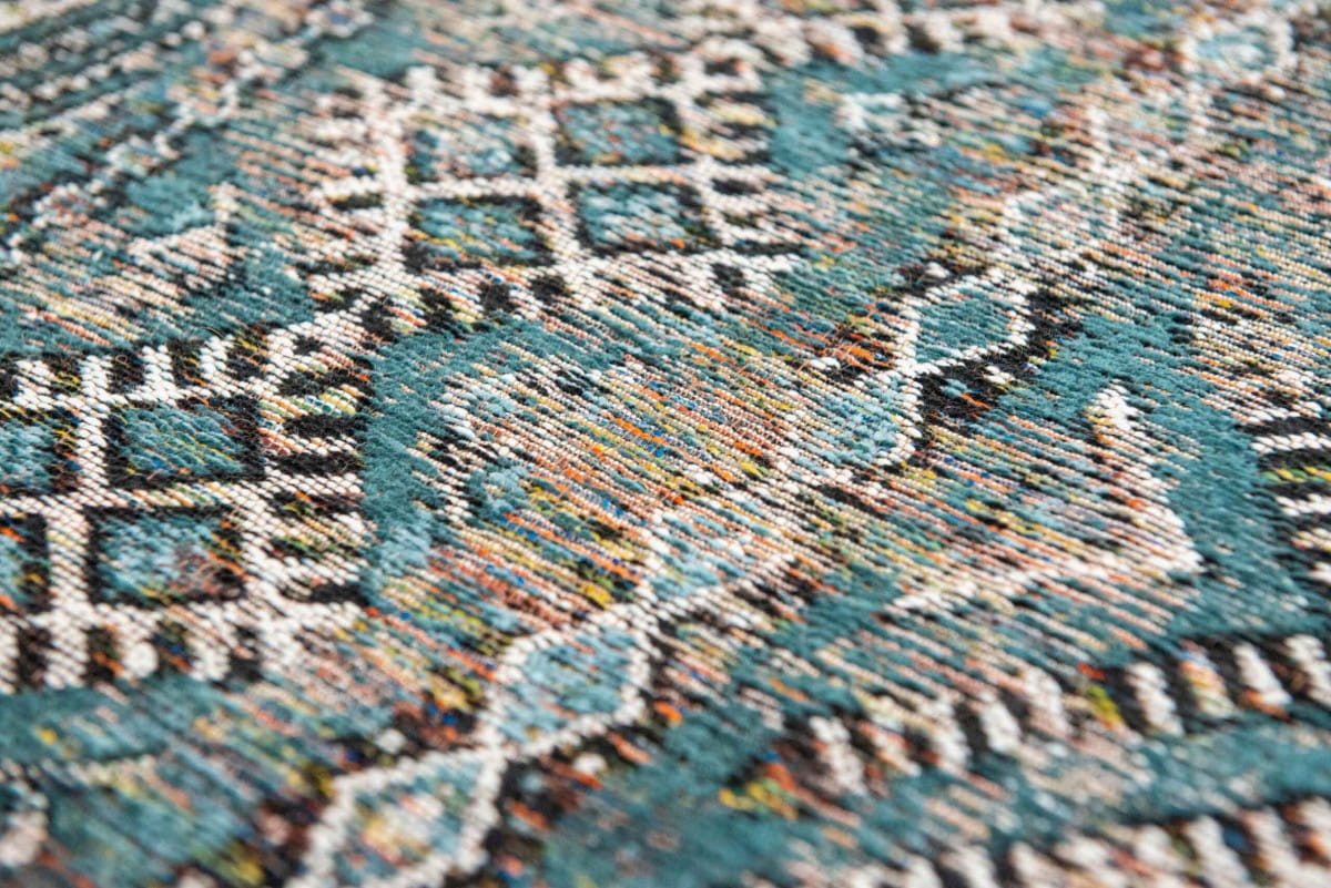 Kilimi Zemmuri Blue Blue Teppich Blau