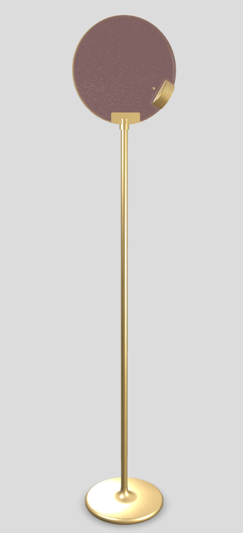 Stehlampe HORO STL gebürstetes Messing