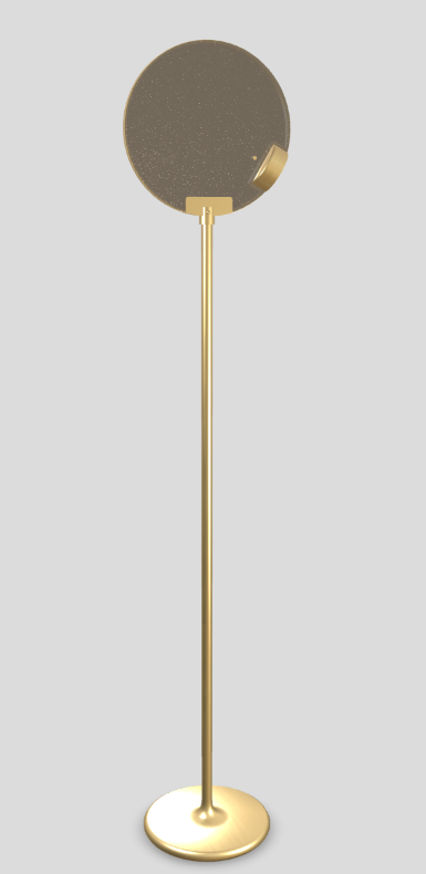 Stehlampe HORO STL gebürstetes Messing