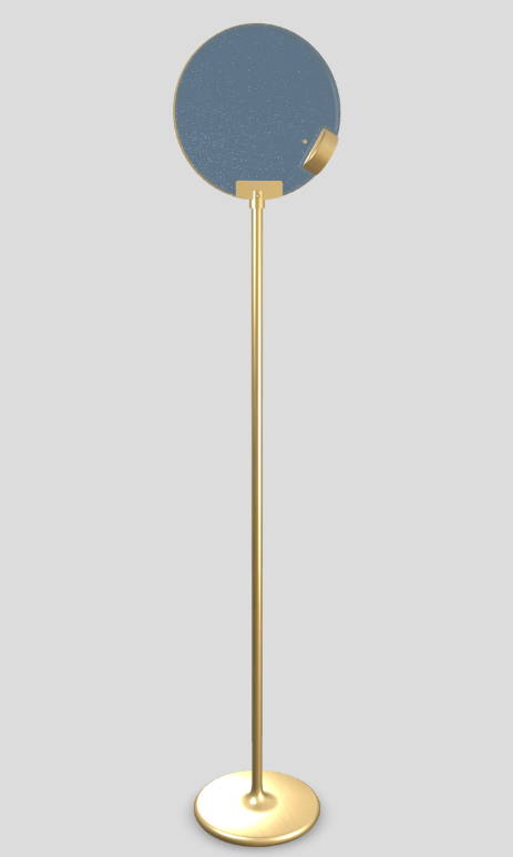Stehlampe HORO STL gebürstetes Messing