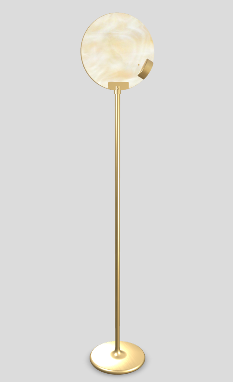 Stehlampe HORO STL gebürstetes Messing